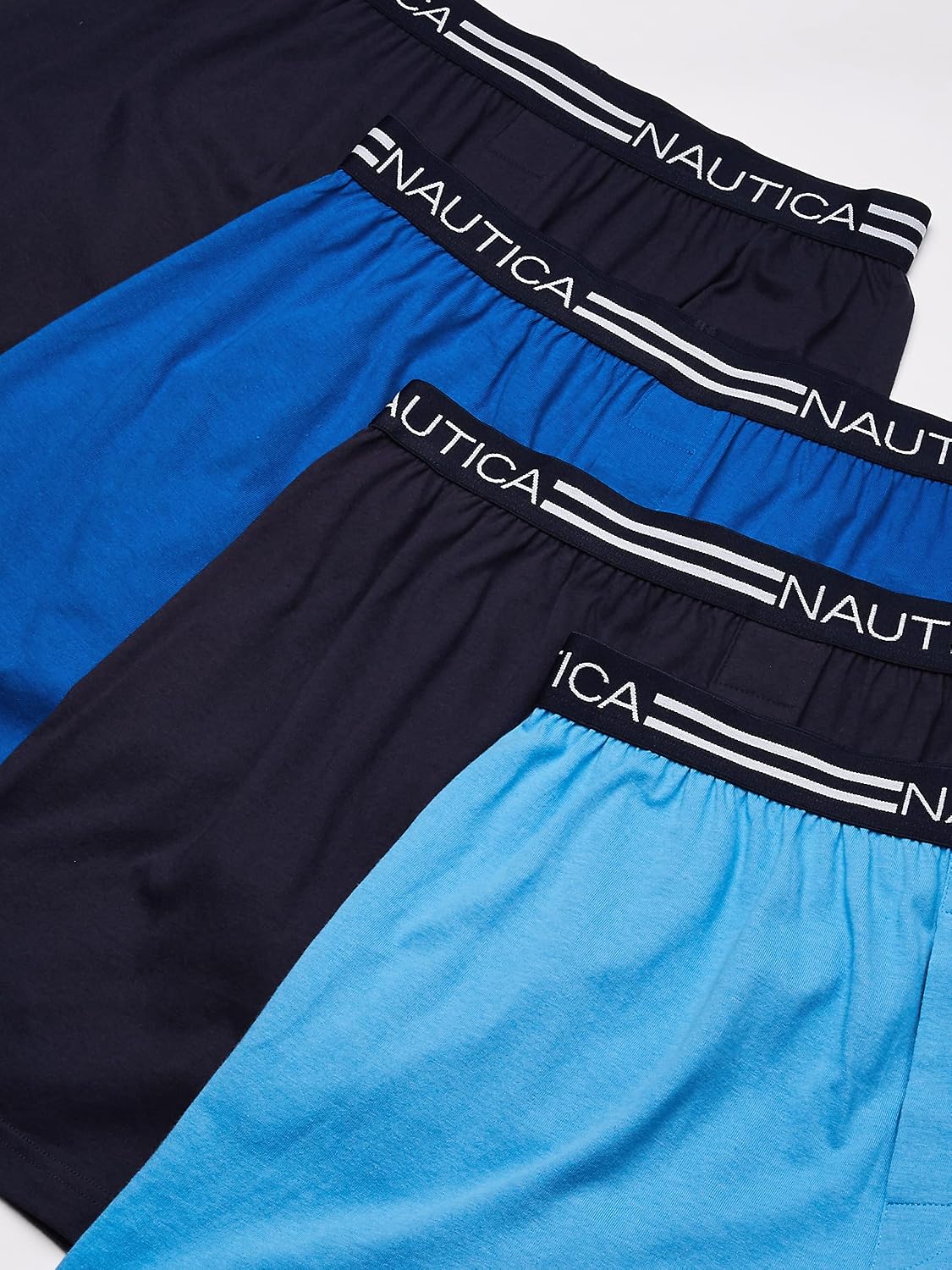 Nautica Men's 4 Pack Classic Cotton Loose Knit Boxers