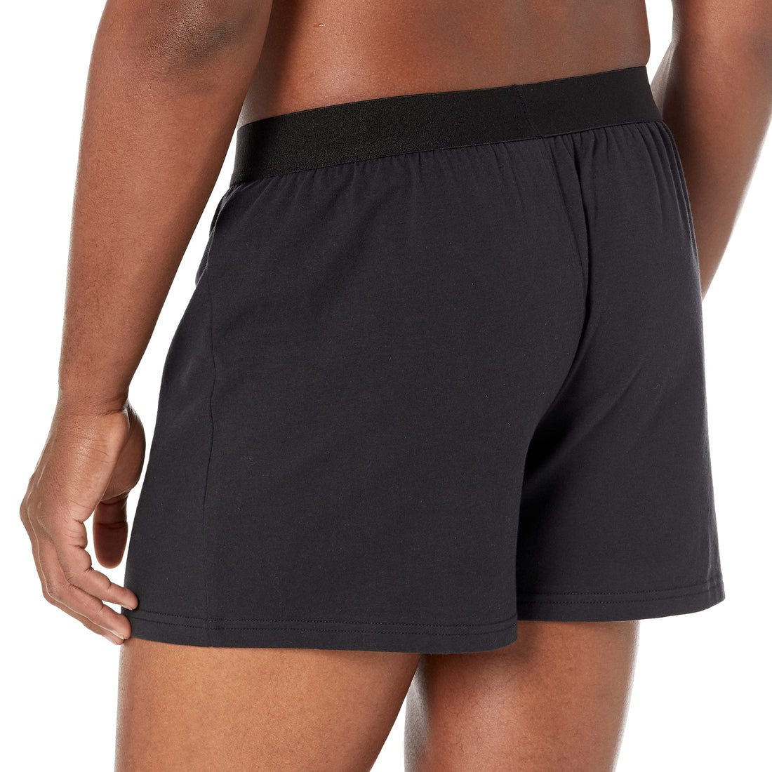Amazon Essentials Men's Breathable Cotton Jersey Boxer Shorts, Soft Relaxed Fit for All-Day Comfort, Pack of 5