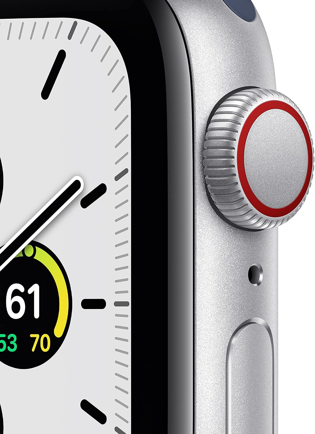 Apple Watch SE (Gen 1) [GPS + Cellular 40mm] Smart Watch w/Silver Aluminium Case with Abyss Blue/Moss Green Sport Loop. Fitness & Activity Tracker, Heart Rate Monitor, Retina Display, Water Resistant