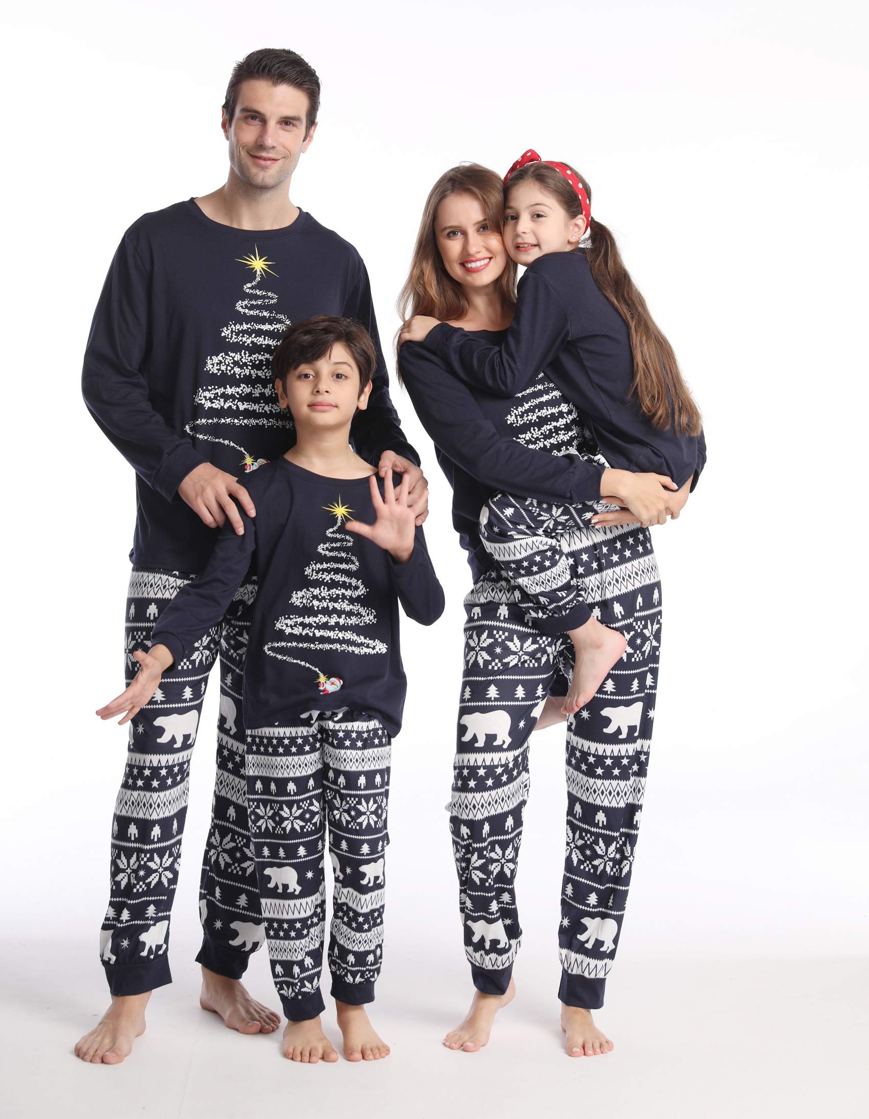 Family Christmas Pajamas Matching sets,Matching Christmas Pajamas Set for family,Womens Sleepwear, Xmas PJS Set