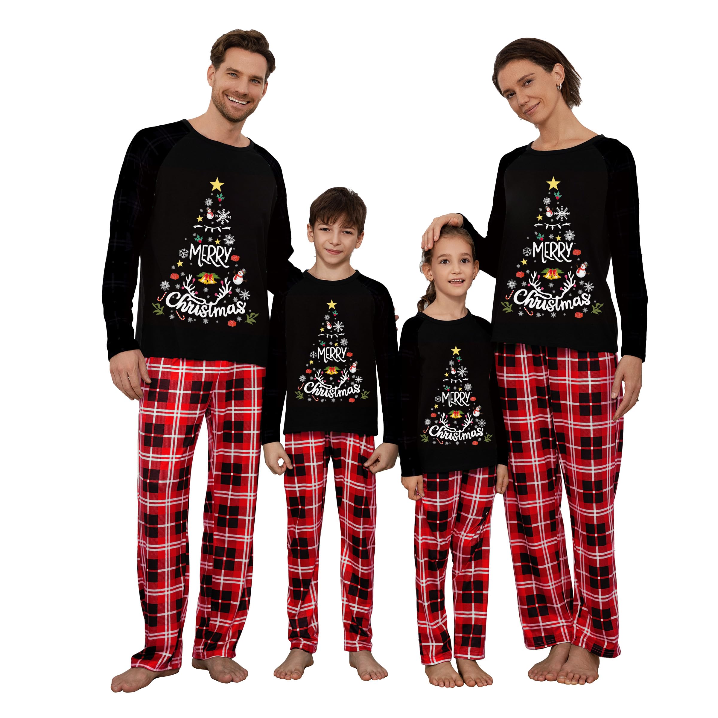 Family Christmas Pajamas Matching Sets Xmas Pjs