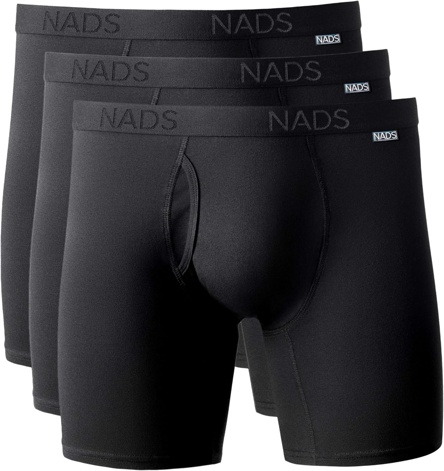 NADS Organic Cotton Boxer Briefs – Hormone-Friendly, Non-Toxic Men’s Underwear for Comfort, Support & Safer Nuts – Multi-Pack