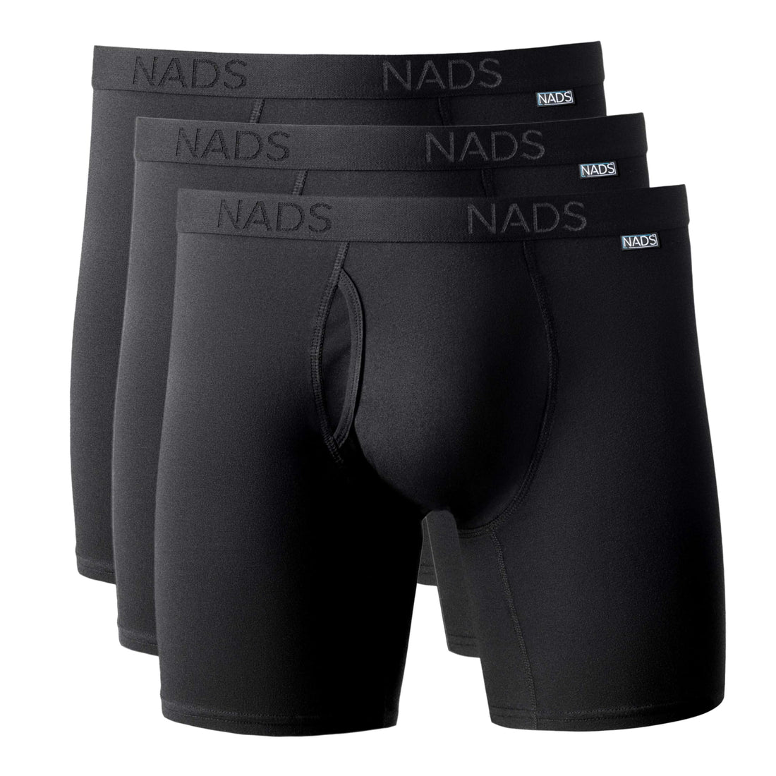 NADS Organic Cotton Boxer Briefs – Hormone-Friendly, Non-Toxic Men’s Underwear for Comfort, Support & Safer Nuts – Multi-Pack