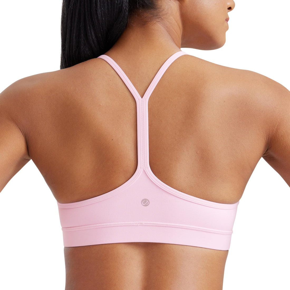 CRZ YOGA Butterluxe Y Back Sports Bras | Light Support, Removable Pads, Yoga, Extremely Soft, Scoop Neck, Spaghetti Strap, for Women