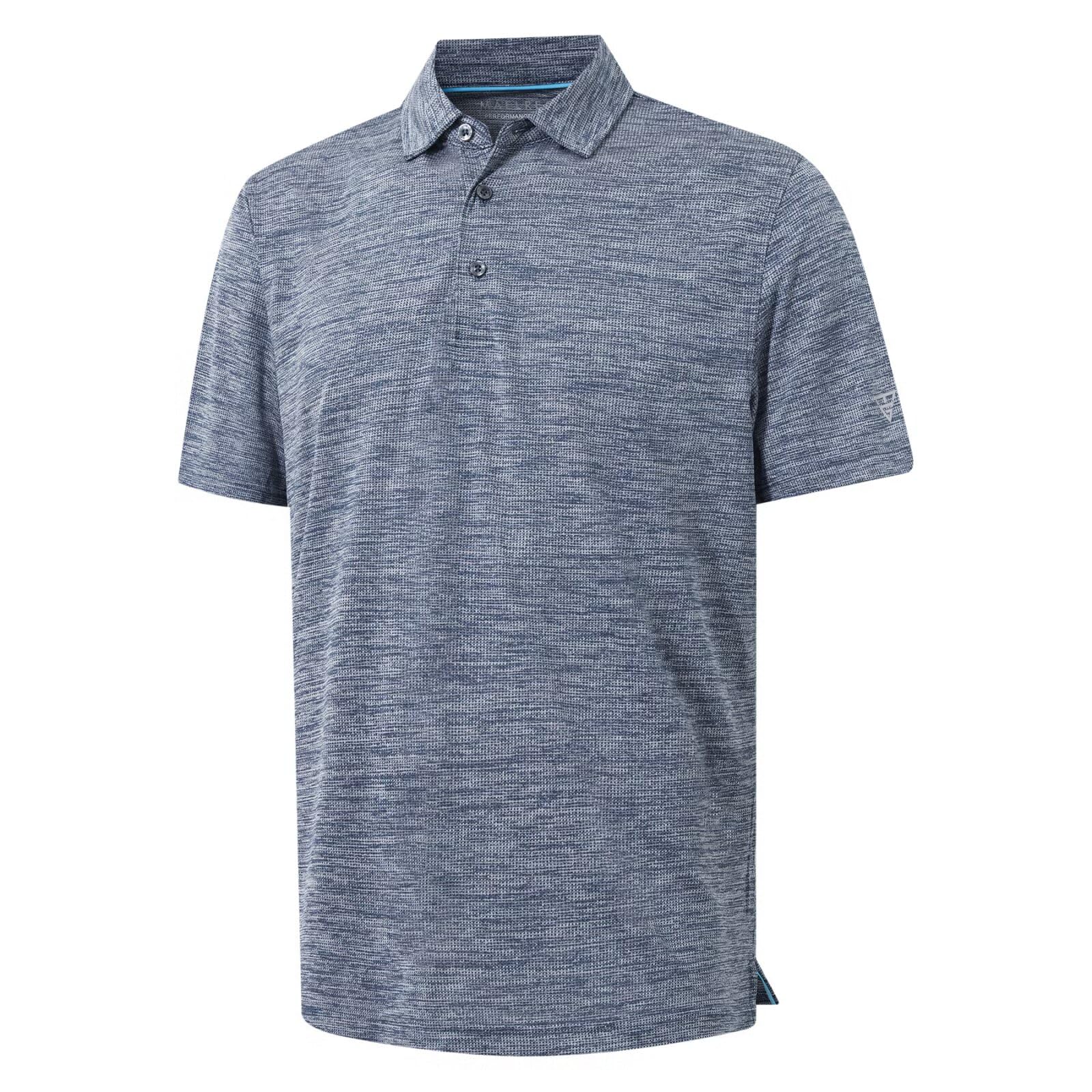 M MAELREG Men‘s Golf Shirts Short Sleeve Ultra-Light Soft Performance Quick Dry Athletic with UPF 30+ Polo Shirts for Men