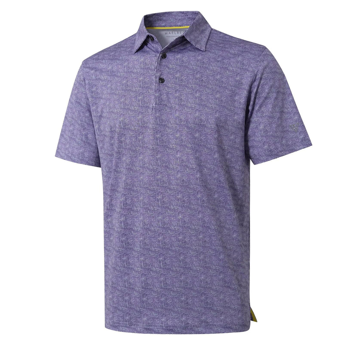 Golf Shirts for Men Dry Fit Short Sleeve Print Performance Moisture Wicking Polo Shirt