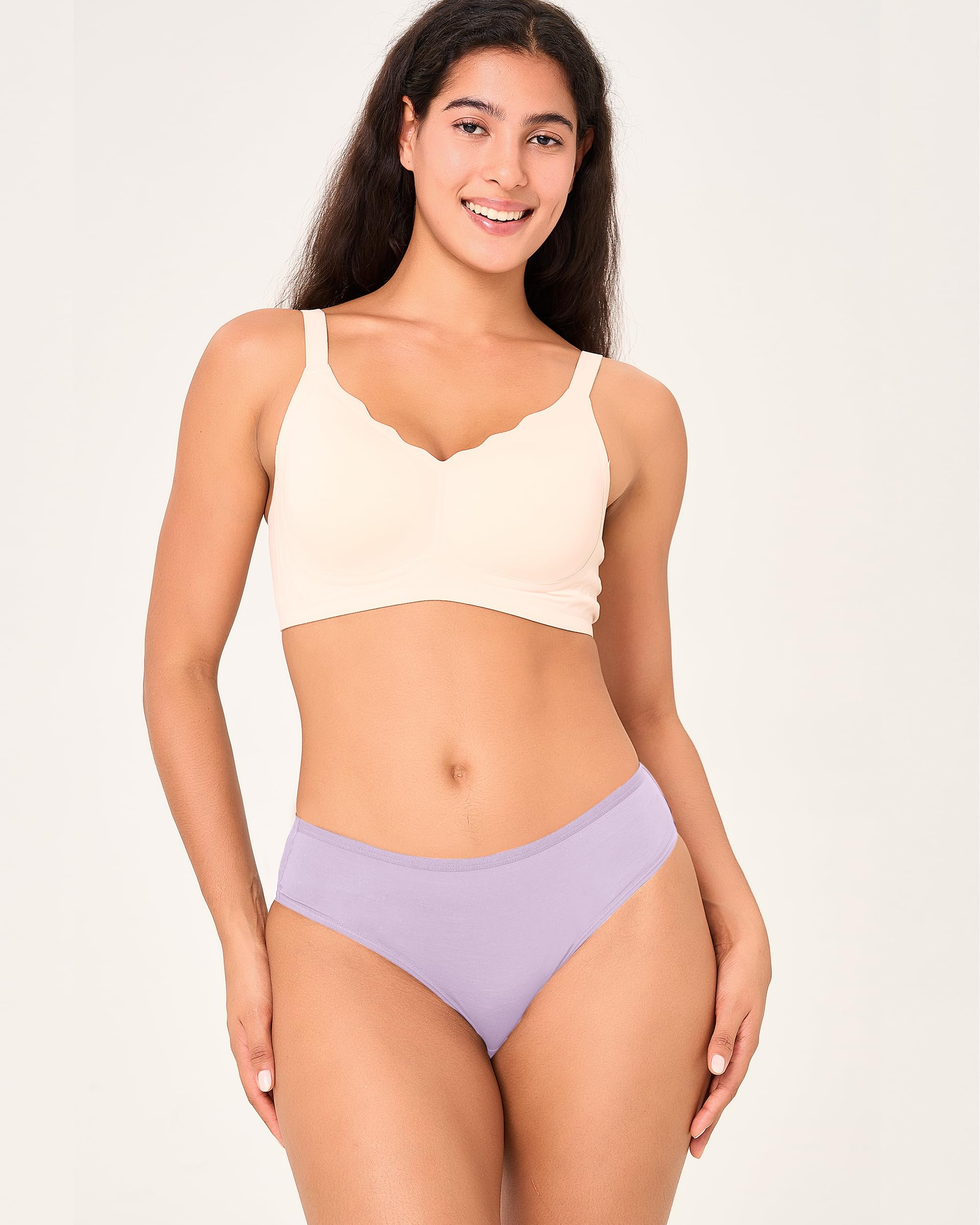 BAMBOO COOL Women's Underwear Briefs for Women Lightweight Ladies Panties Moisture-Wicking Stretchy Soft Breathable 5-pack