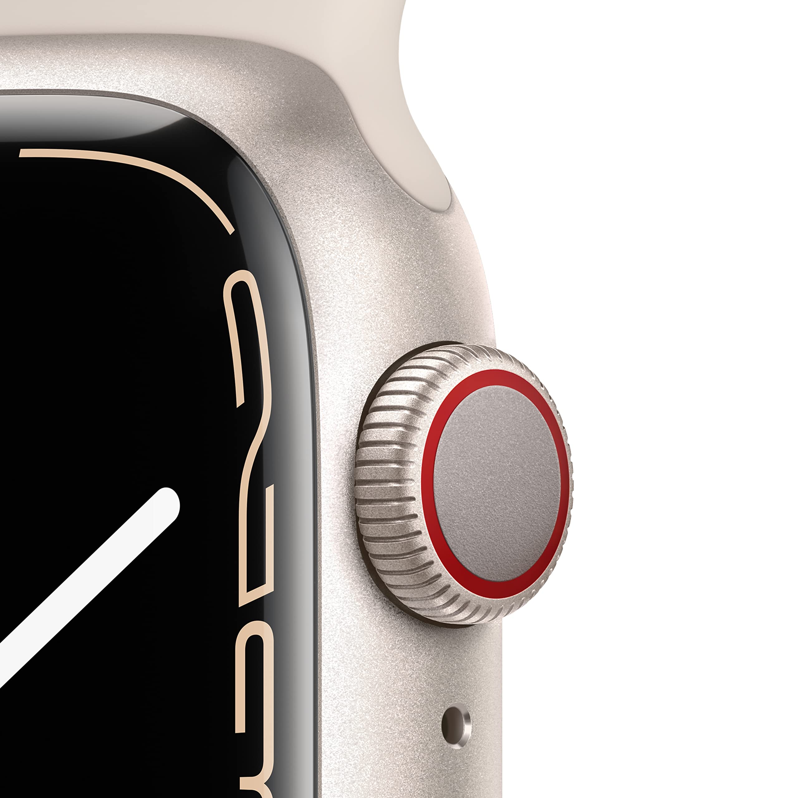 Apple Watch Series 7 [GPS + Cellular 45mm] Smart watch w/ (PRODUCT)RED Aluminum Case with (PRODUCT)RED Sport Band. Fitness Tracker, Blood Oxygen & ECG Apps, Always-On Retina Display, Water Resistant