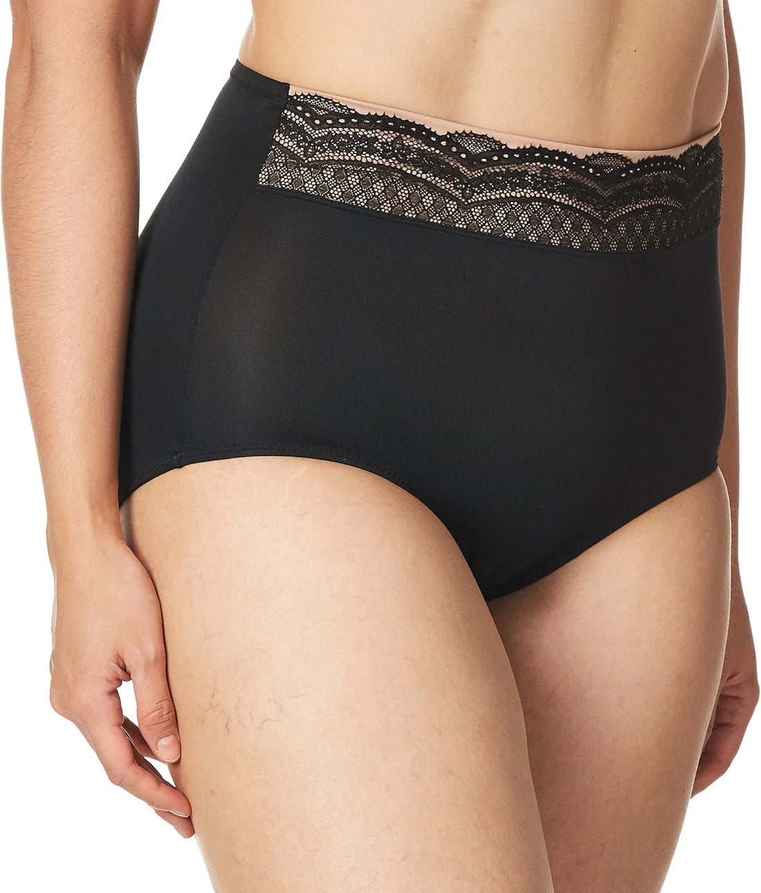Warner's Women's No Pinching No Problem Microfiber With Lace Brief