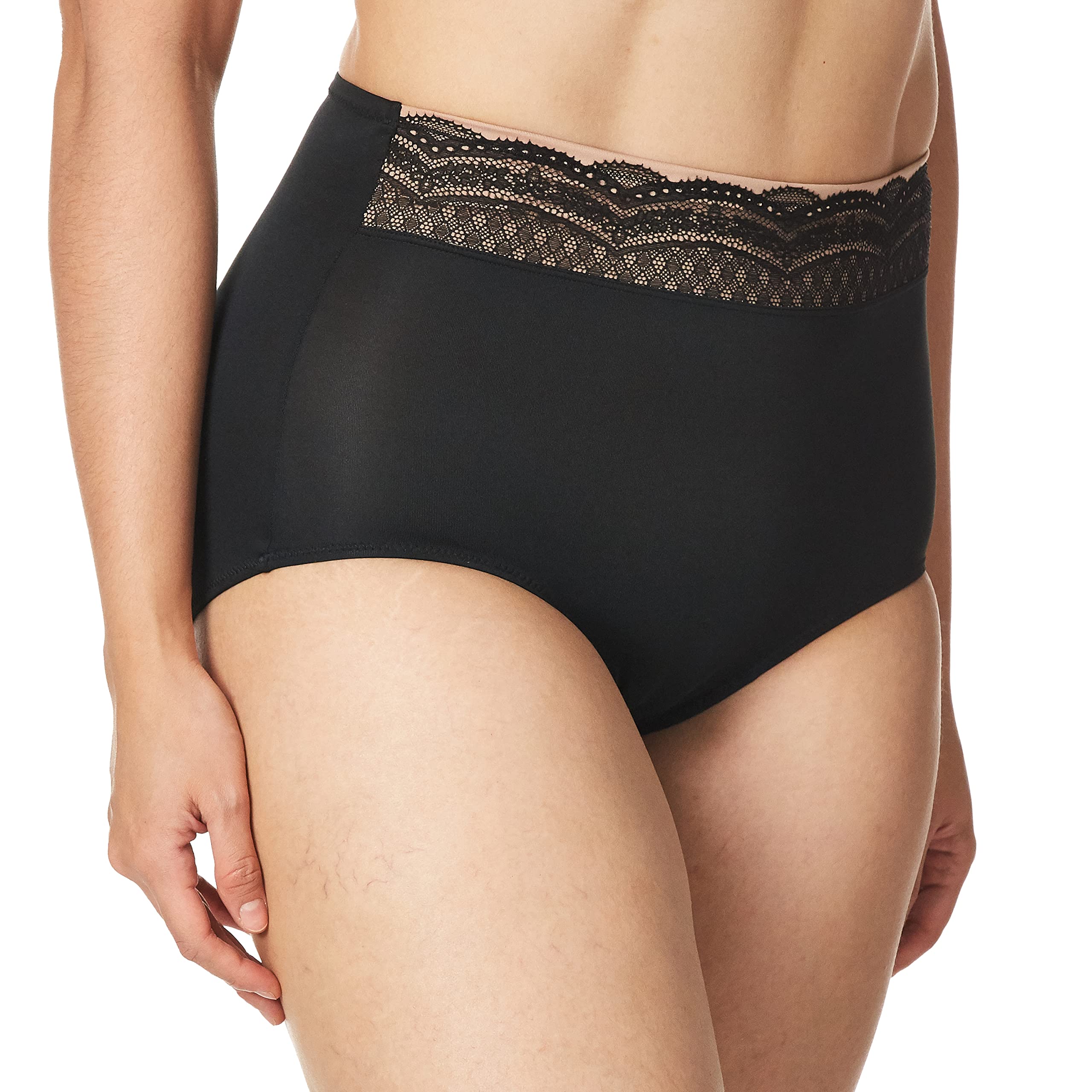 Warner's Women's No Pinching No Problem Microfiber With Lace Brief