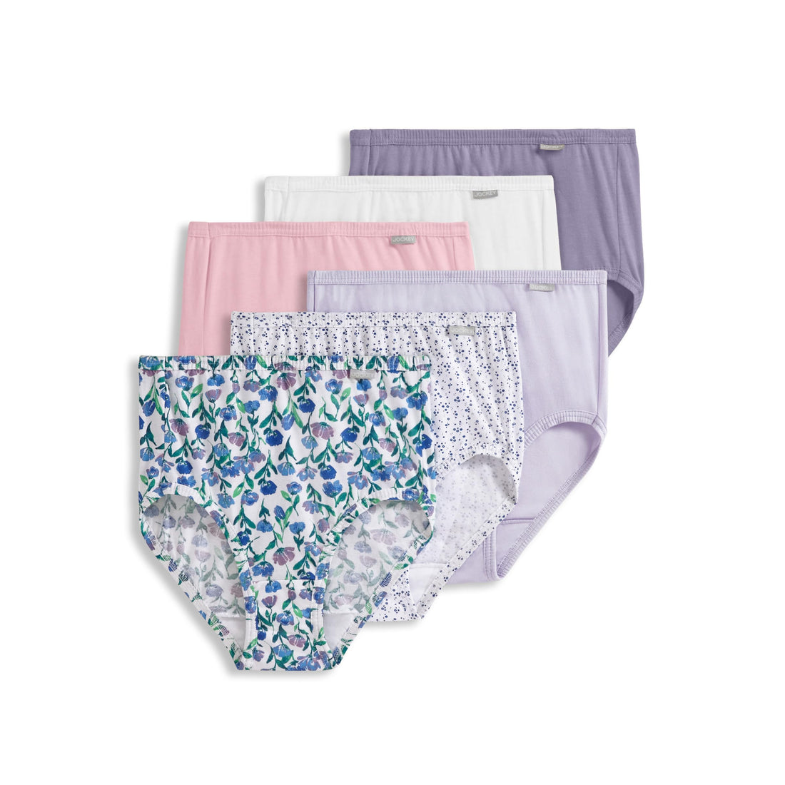 Jockey Women's Underwear 100% Cotton Elance Brief - 6 Pack