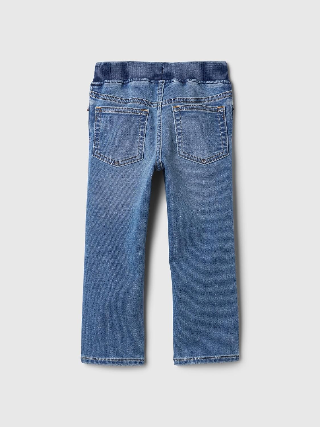 GAP Baby Boys' Ribbed Waist Slim Pull-on Denim