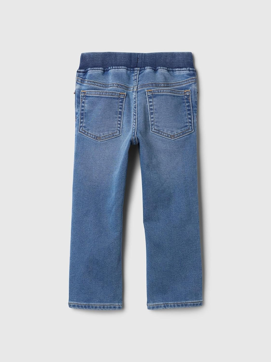 GAP Baby Boys' Ribbed Waist Slim Pull-on Denim