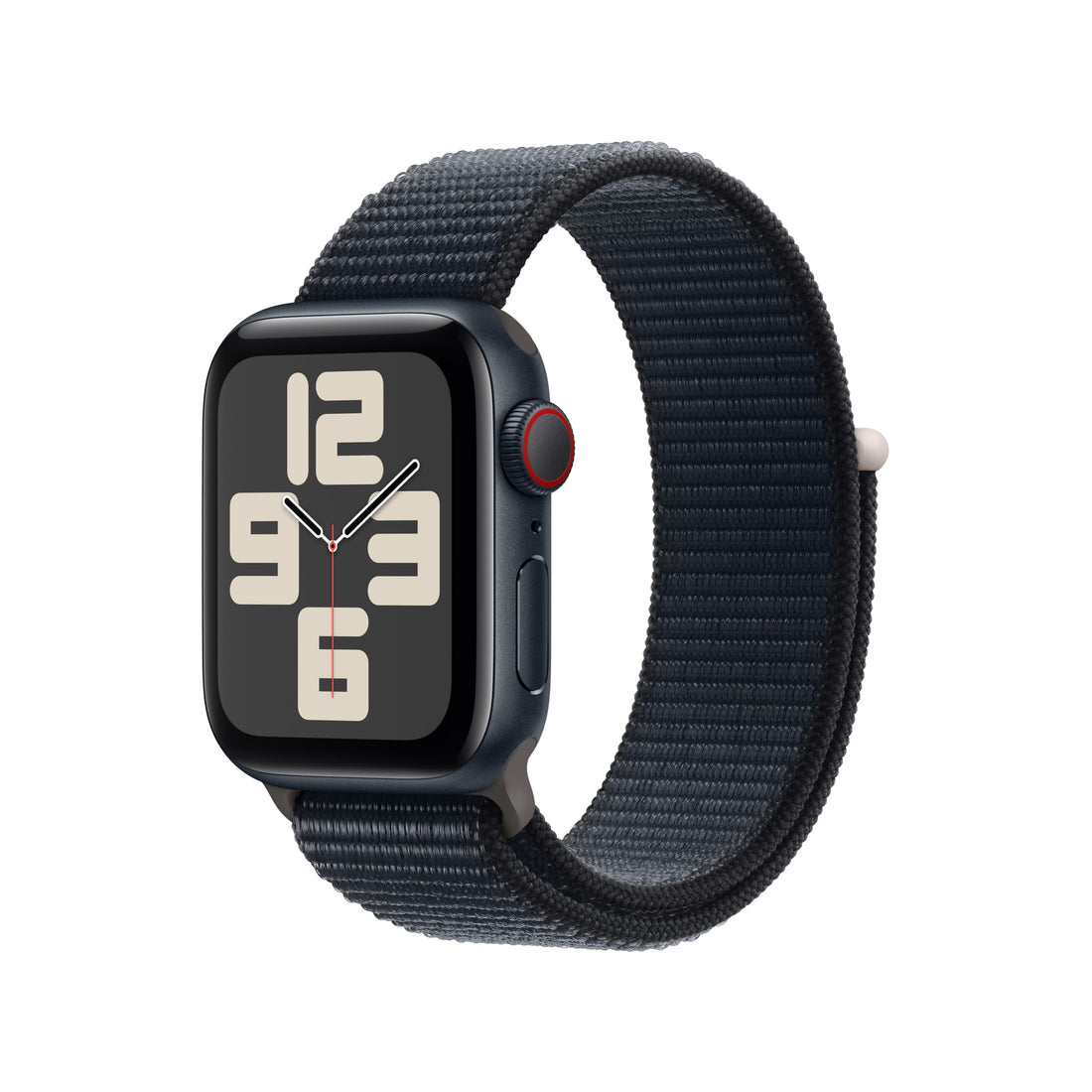 Apple Watch SE (2nd Gen) (GPS + Cellular, 40mm) - Starlight Aluminum Case with Starlight Sport Band, S/M (Renewed)