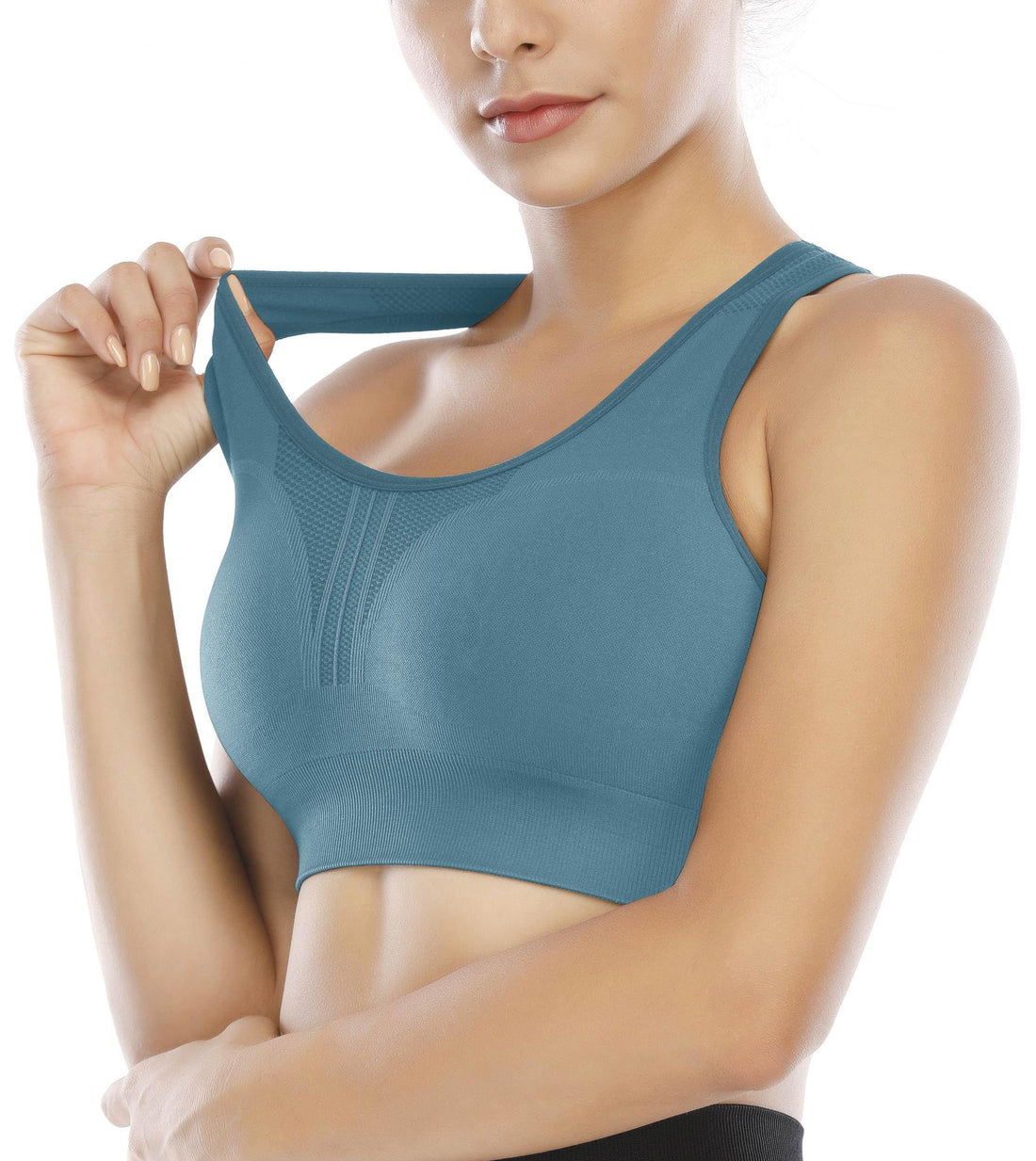 Heathyoga High Impact Sports Bras for Women High Support Padded Sports Bra Pack Racerback Bras for Women Workout Bra Sets