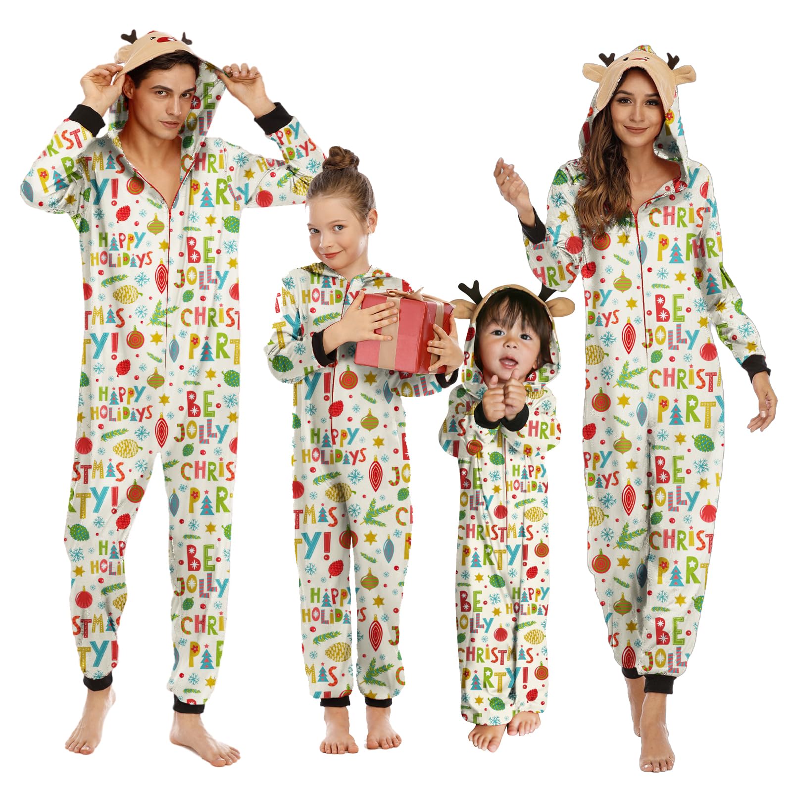 Neufigr Family Christmas Pajamas Matching Sets Xmas Pjs for Family