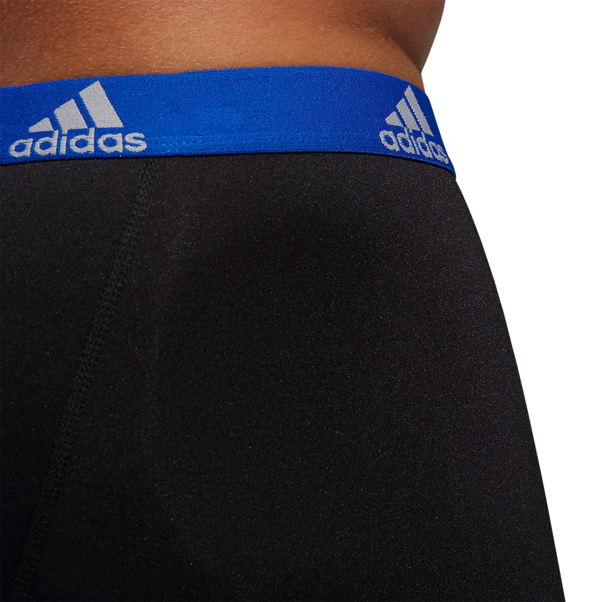 adidas Men's Microfiber Boxer Briefs Underwear (Multipack) Athletic Stretch-Fit