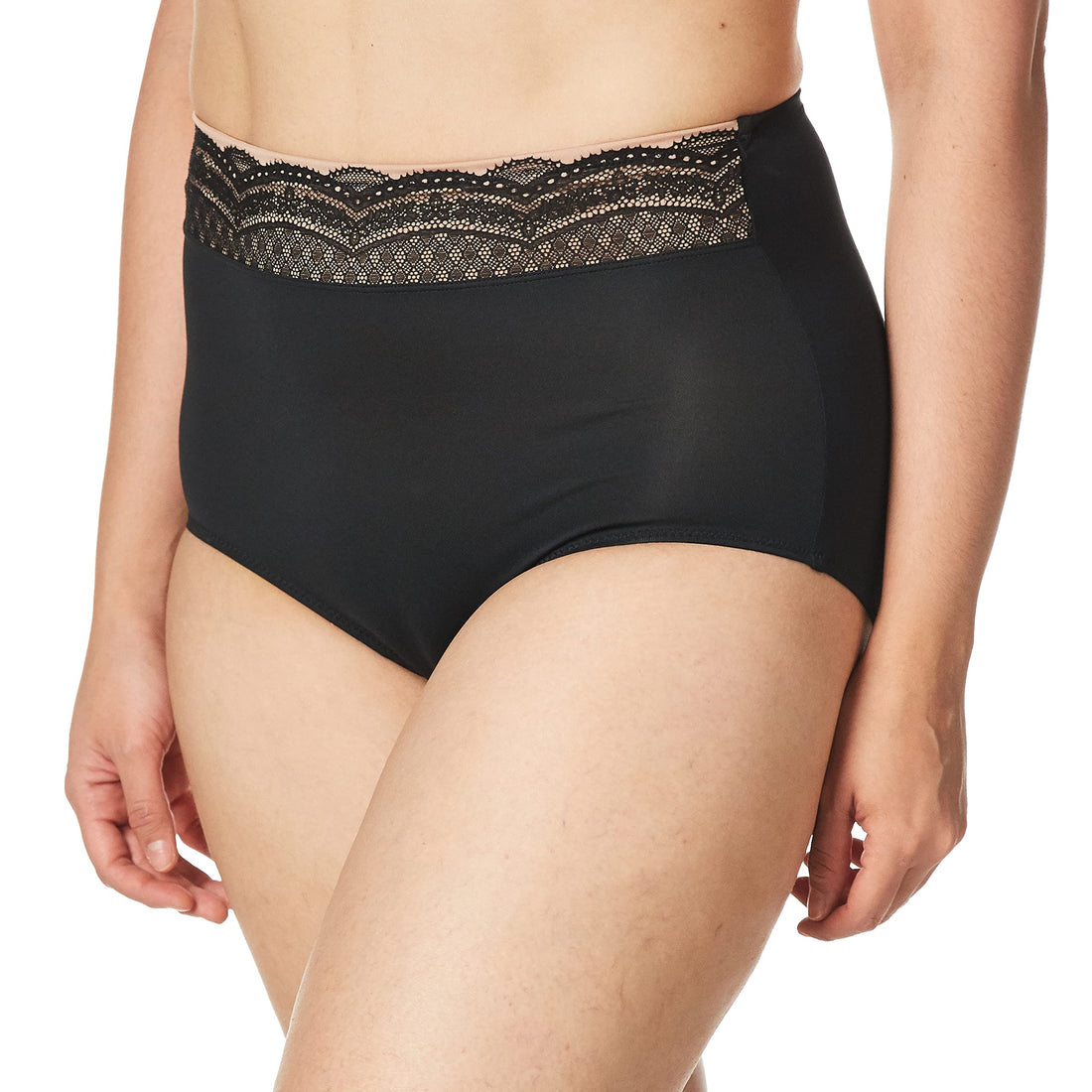 Warner's Women's No Pinching No Problem Microfiber With Lace Brief