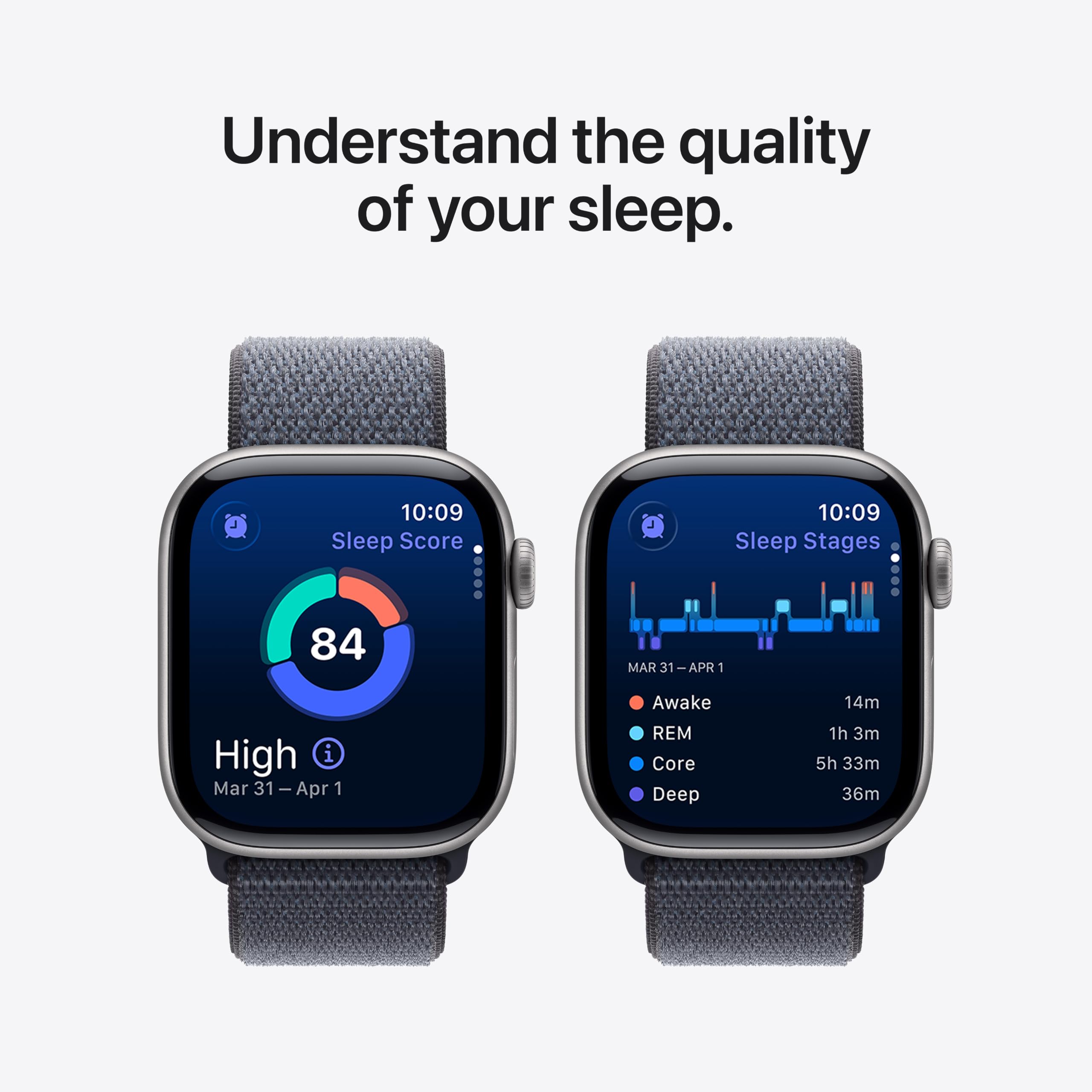Apple Watch Series 11 [GPS 42mm] Smartwatch with Rose Gold Aluminum Case with Light Blush Sport Band - S/M. Sleep Score, Fitness Tracker, Health Monitoring, Always-On Display, Water Resistant