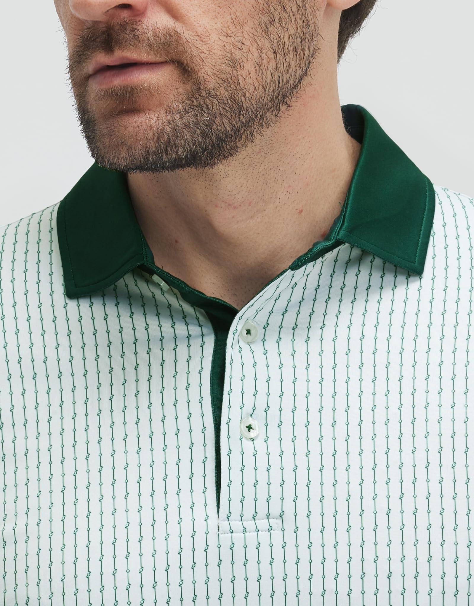 M MAELREG Golf Shirts for Men Short Sleeve Print Patterns Moisture Wicking Performance Lightweight Collared Mens Polo Shirts