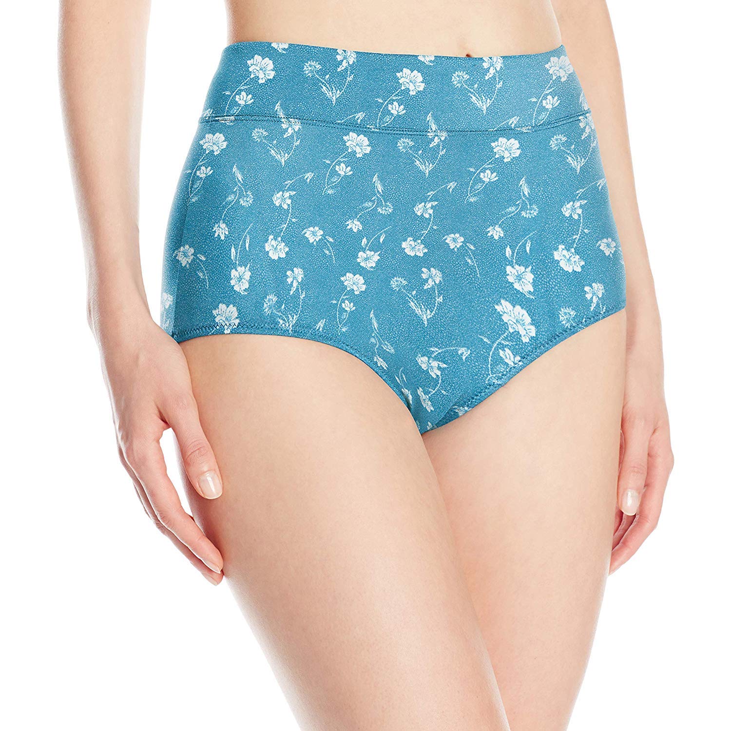 Warner's Women's No Pinching No Problems Hi Cut Brief Panty