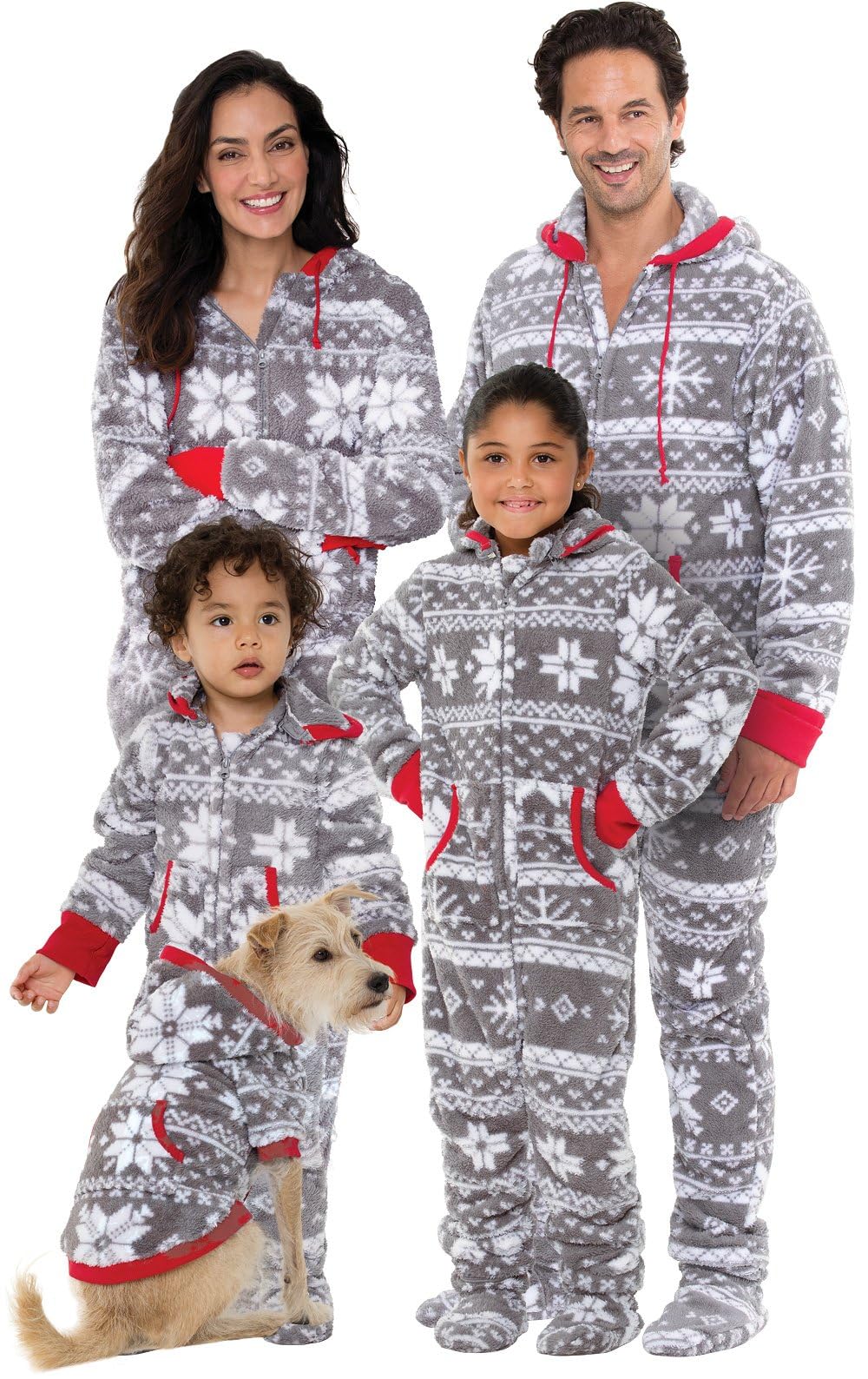PajamaGram Family Pajamas Matching Sets - Family PJs, Red & Blue Plaid