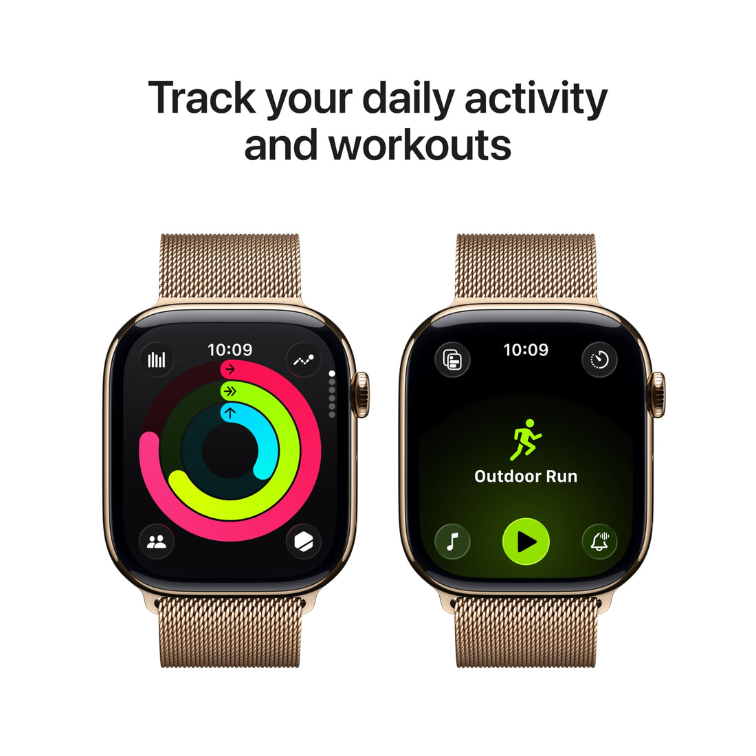 Apple Watch Series 11 [GPS 42mm] Smartwatch with Jet Black Aluminum Case with Black Sport Band - S/M. Sleep Score, Fitness Tracker, Health Monitoring, Always-On Display, Water Resistant