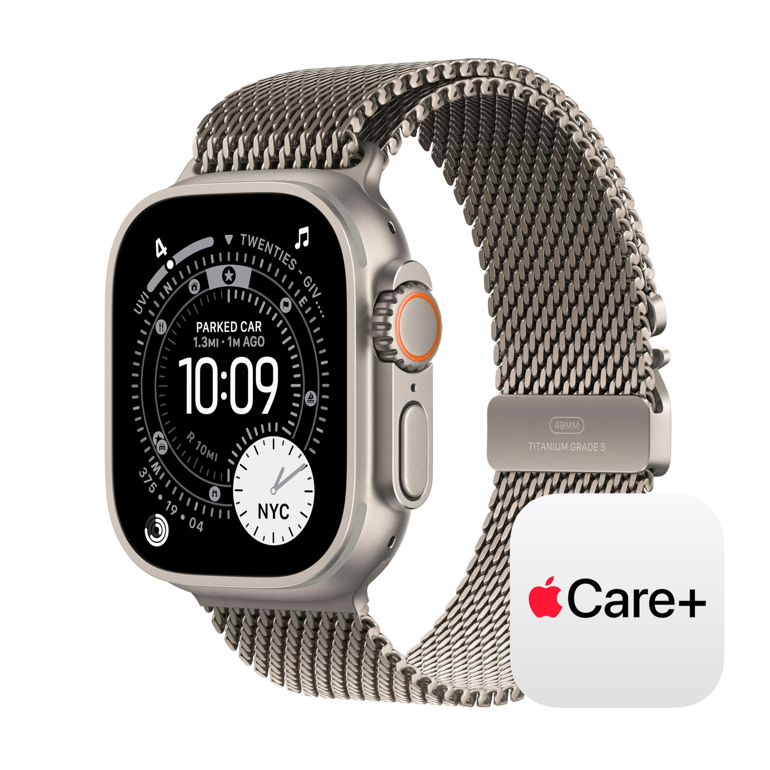 Apple Watch Ultra 3 [GPS + Cellular 49mm] Running & Multisport Smartwatch w/Rugged Titanium Case w/Black Ocean Band. Satellite Communications, Advanced Health & Fitness Tracking