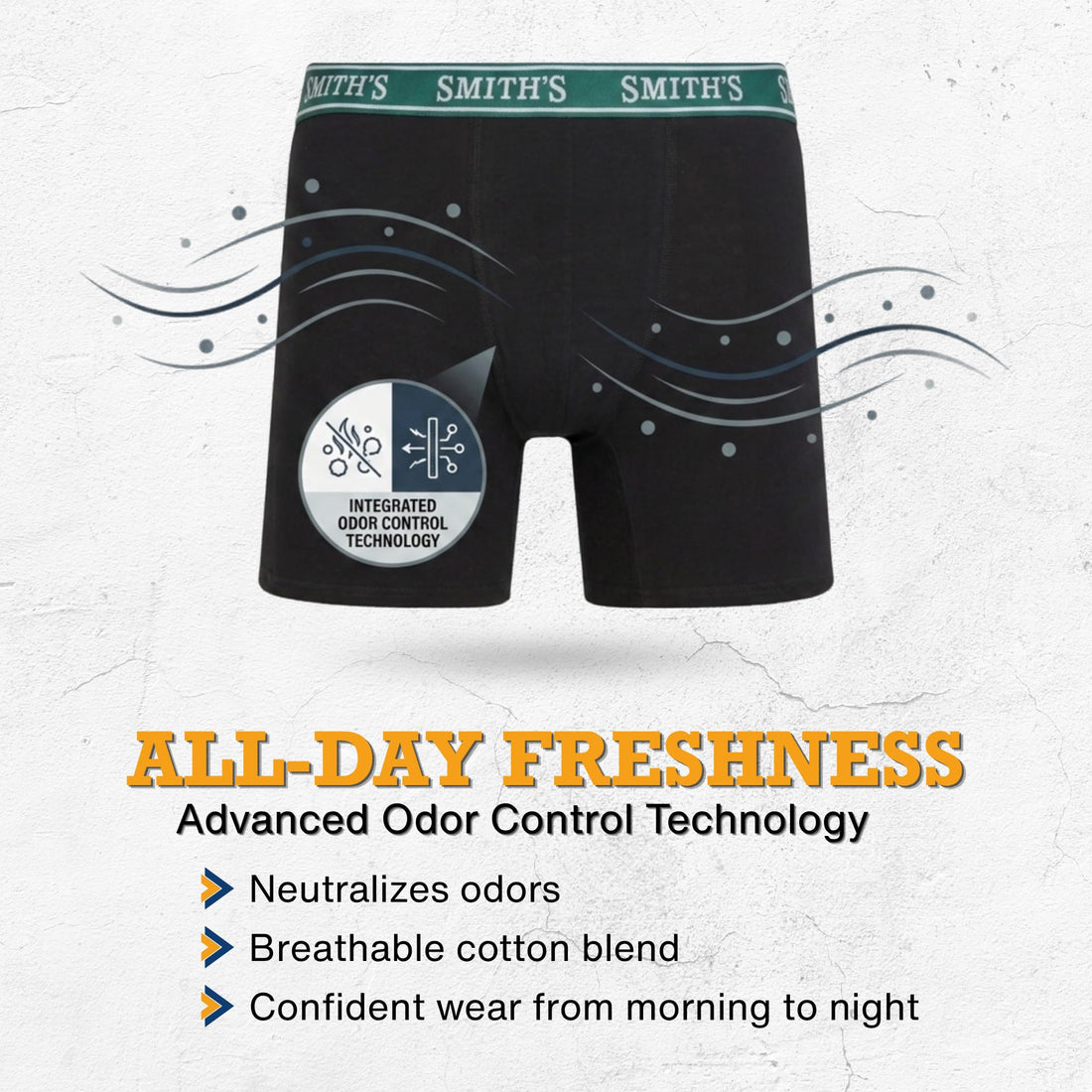 Smiths Mens Underwear 7 Pack Mens Boxer Briefs for Men Soft Cotton Stretch