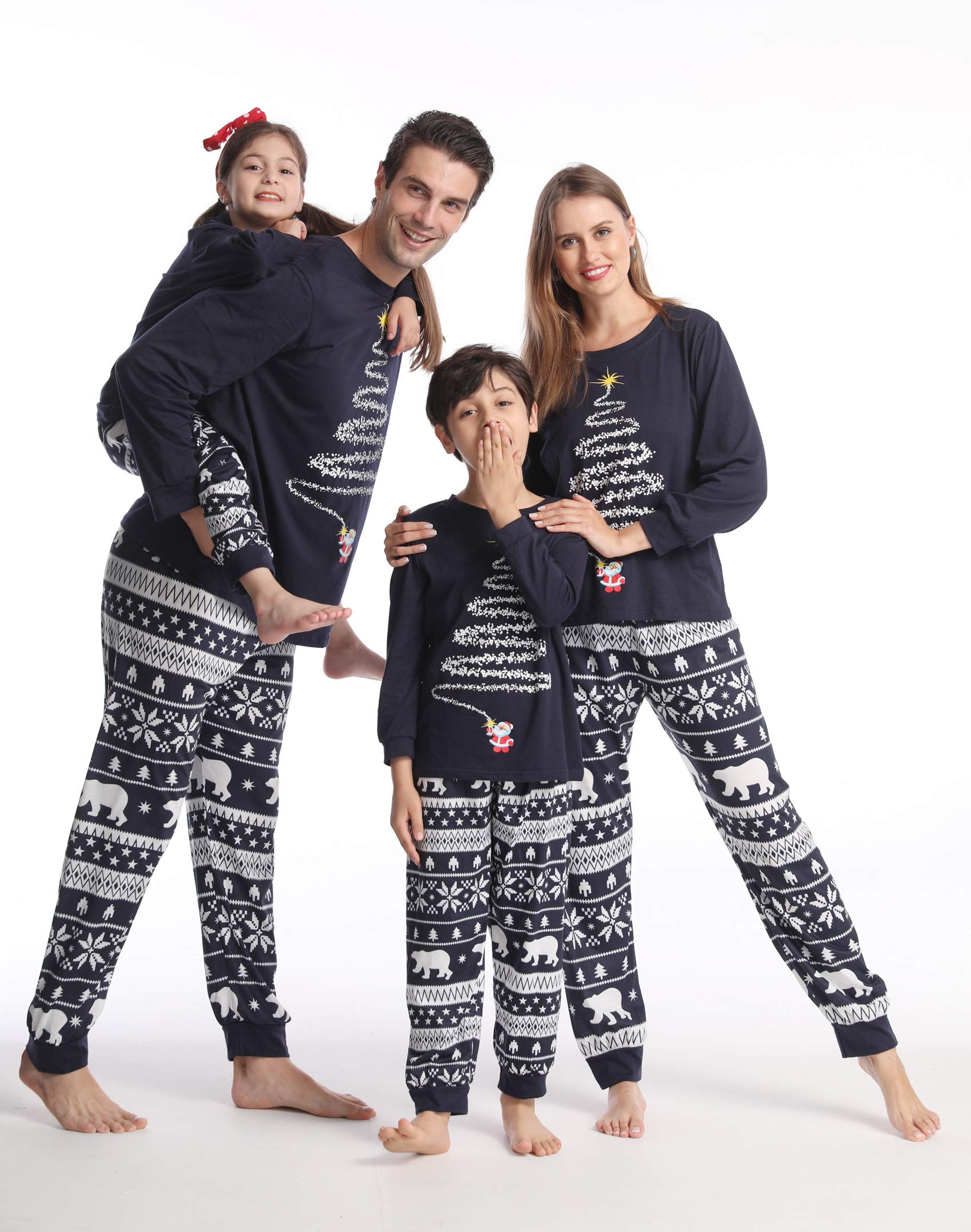 Family Christmas Pajamas Matching sets,Matching Christmas Pajamas Set for family,Womens Sleepwear, Xmas PJS Set