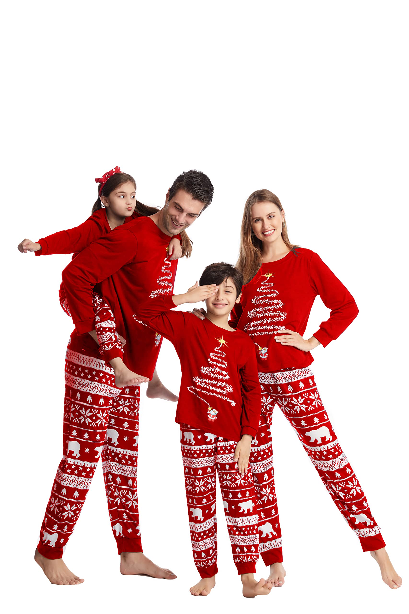 Family Christmas Pajamas Matching sets,Matching Christmas Pajamas Set for family,Womens Sleepwear, Xmas PJS Set