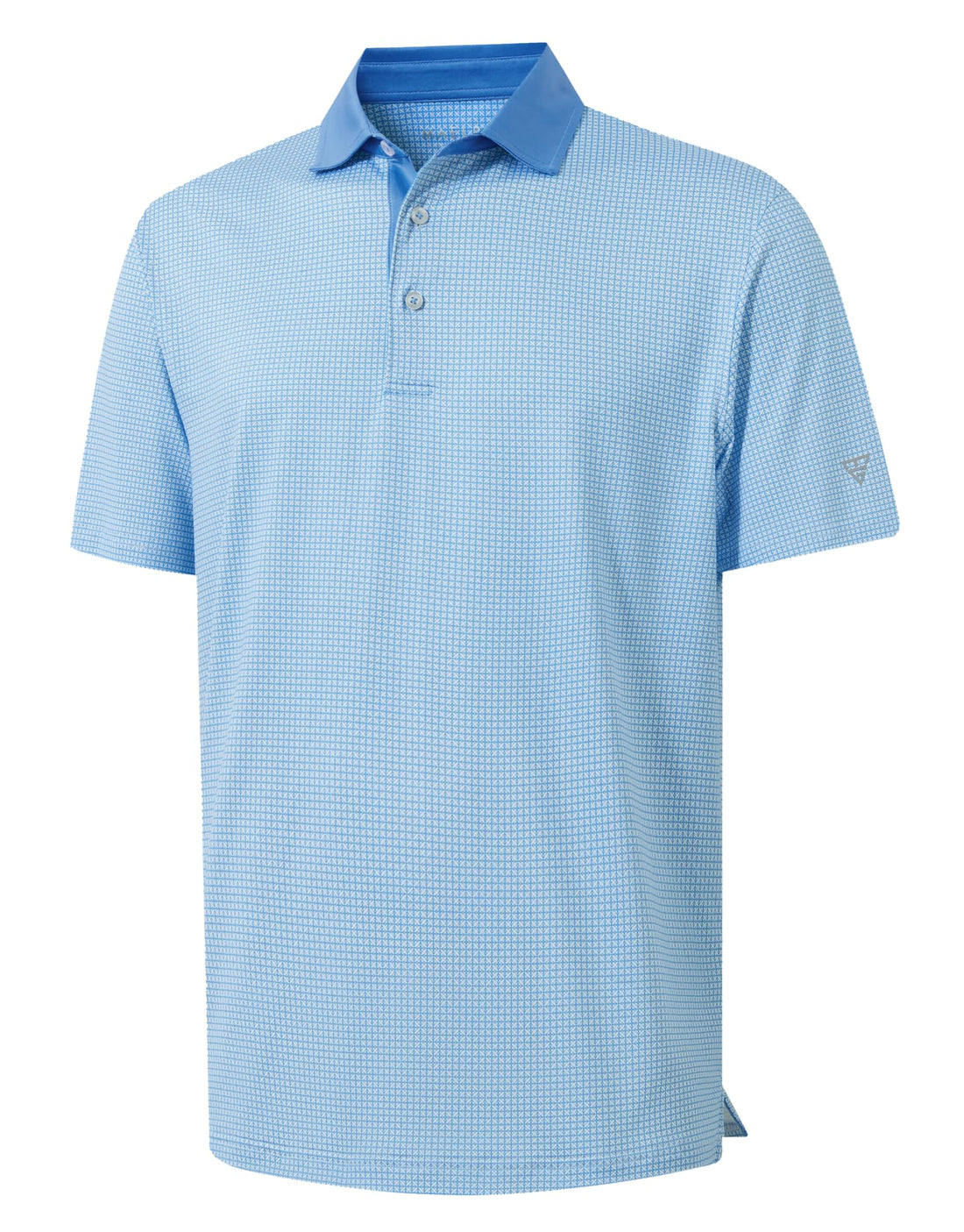 M MAELREG Golf Shirts for Men Short Sleeve Print Patterns Moisture Wicking Performance Lightweight Collared Mens Polo Shirts