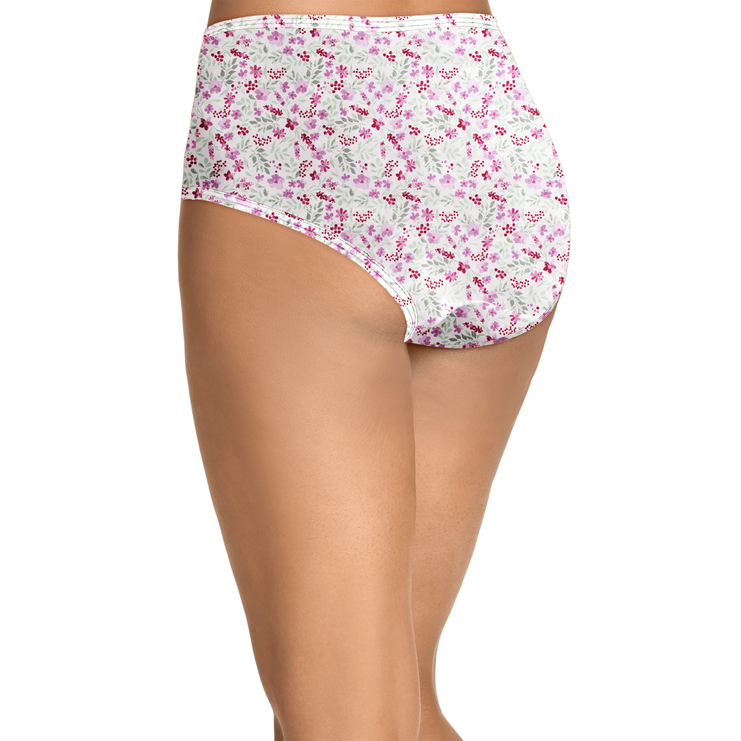 Jockey Women's Underwear 100% Cotton Elance Brief - 6 Pack
