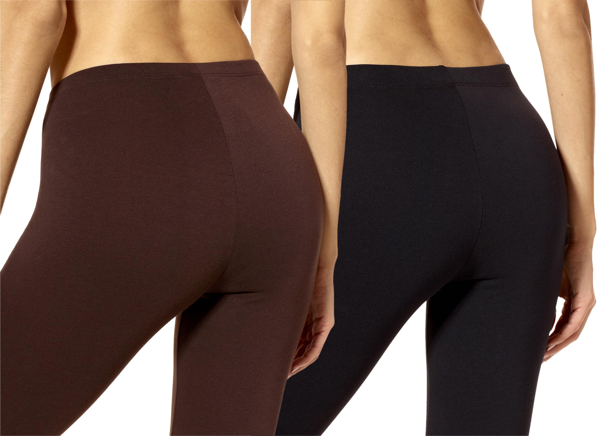 no nonsense Women's Leggings - Soft Cotton Feel, Comfortable & Perfect for Layering, Gentle Elastic Waistband