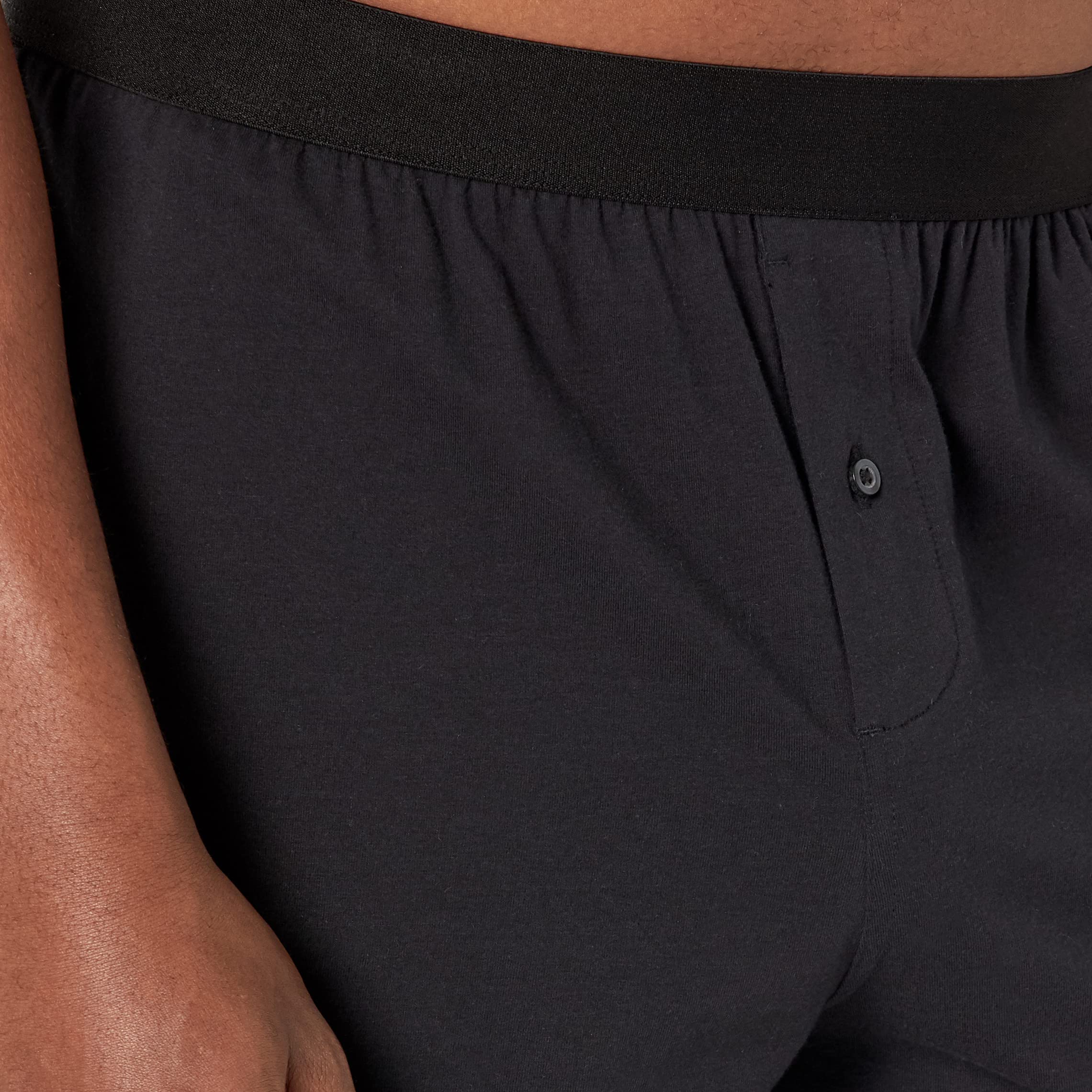 Amazon Essentials Men's Breathable Cotton Jersey Boxer Shorts, Soft Relaxed Fit for All-Day Comfort, Pack of 5