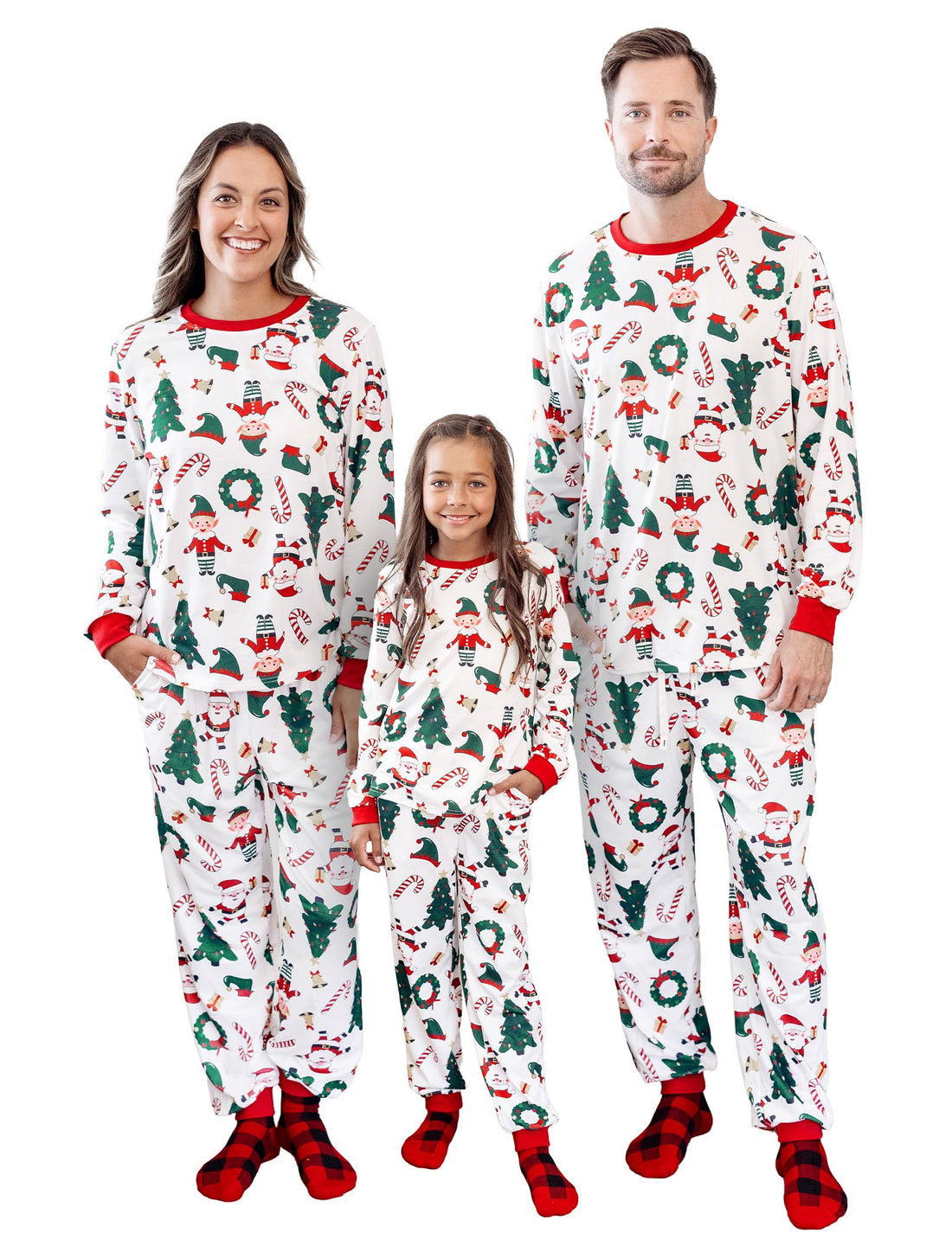PATPAT Family Christmas Pajamas Matching Sets : Holiday Sleepwear Xmas PJS