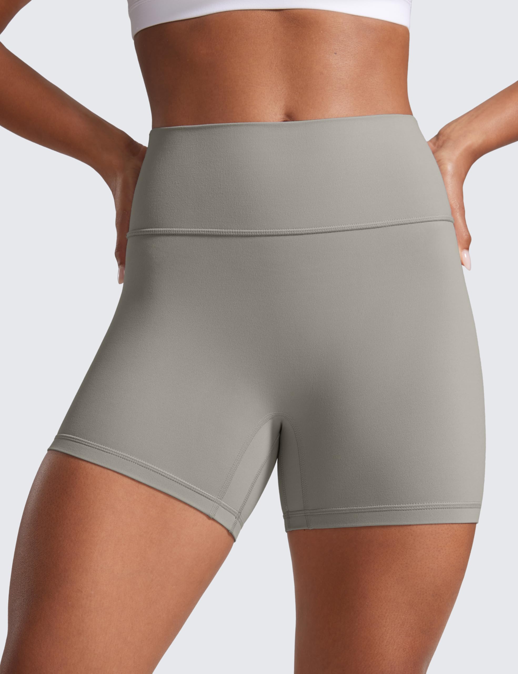 CRZ YOGA Secretsculpt Biker Shorts 4" | Booty Scrunch Butt, Butterlift, Buttery Soft, Moderate Compression, Workout, Pilates, No Front Seam, High Waist, for Women