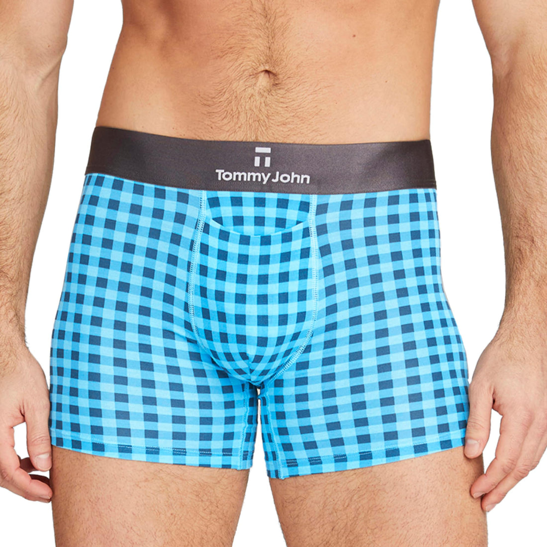 Tommy John Men's Trunk 4” Underwear, Second Skin Boxers with Supportive Contour Pouch, Soft, Breathable Stretch Fabric Boxers