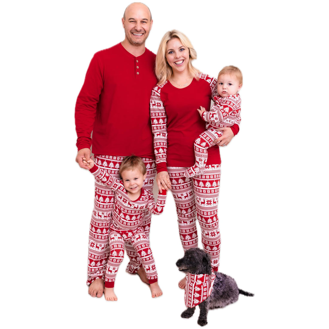Holiday Family Matching Pajamas sets Organic Cotton Christmas/Halloween Family PJs for Adults, Kids, Baby And Pets
