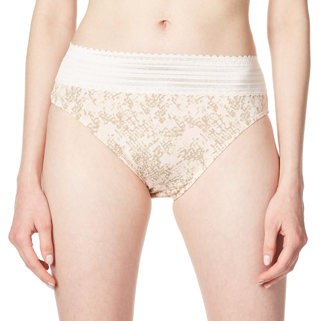 Warner's Women's No Pinching, No Problems Dig-Free Comfort Waist with Lace Microfiber Hi-Cut 5109J