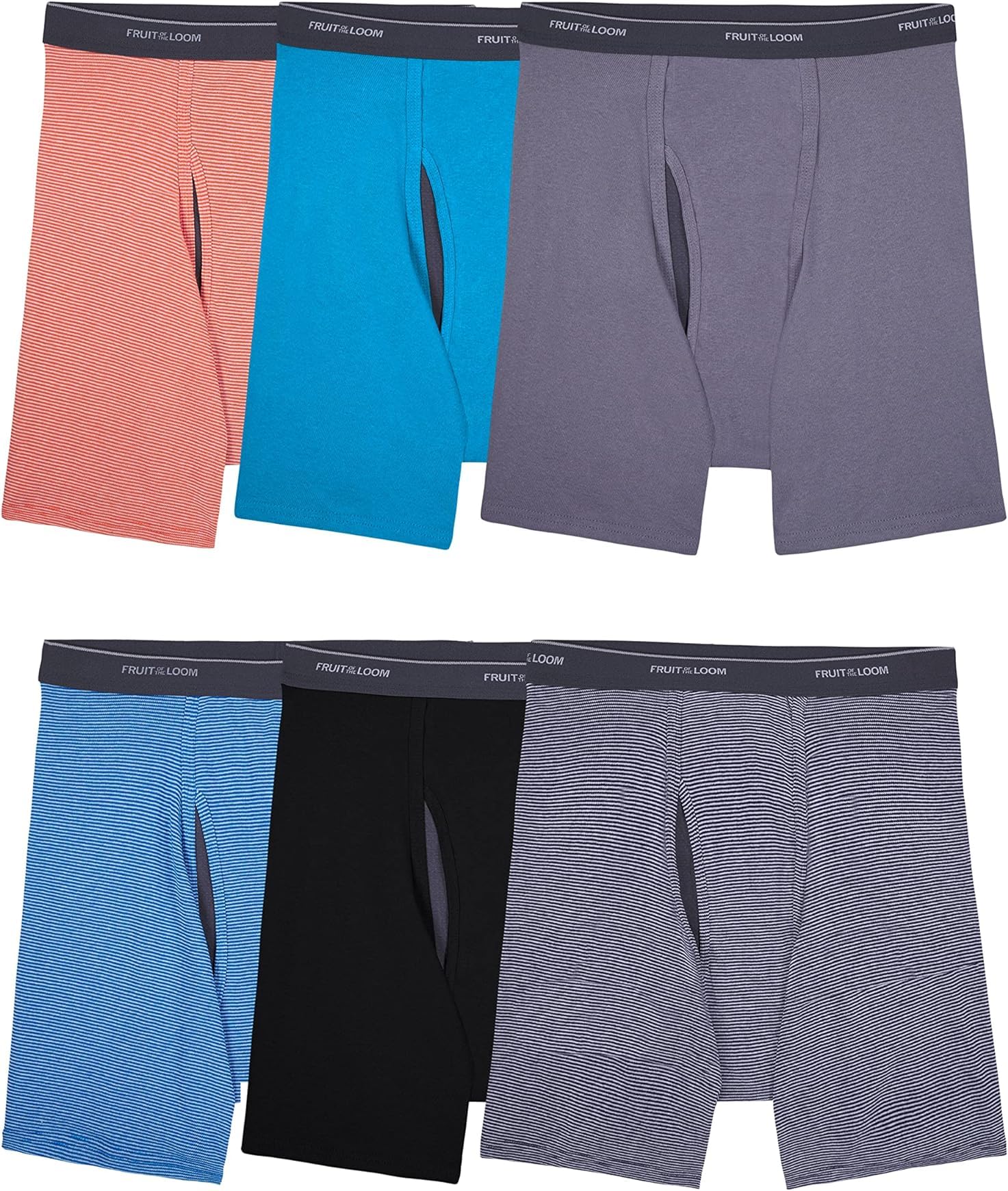 Fruit of the Loom Men's Coolzone Boxer Briefs, Moisture Wicking & Breathable