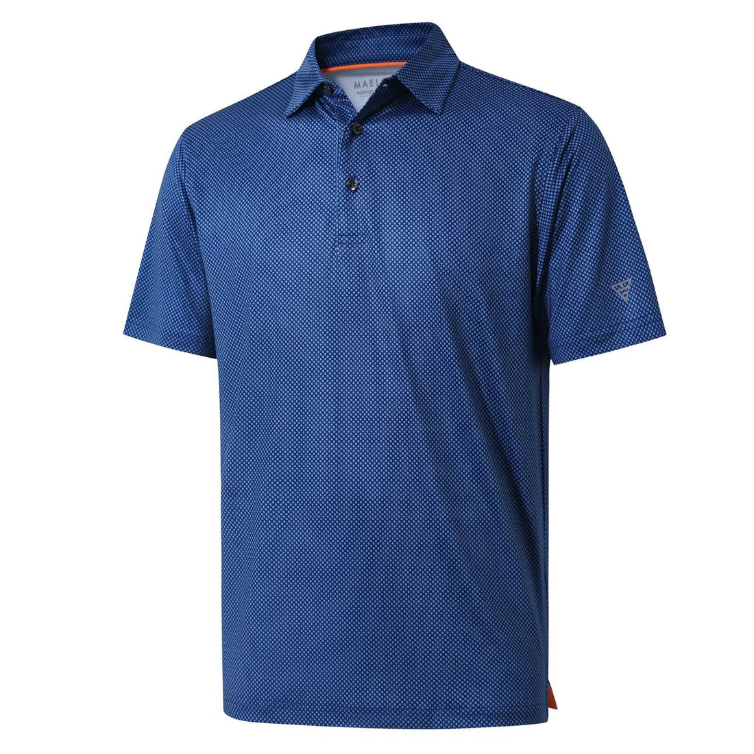 Golf Shirts for Men Dry Fit Short Sleeve Print Performance Moisture Wicking Polo Shirt