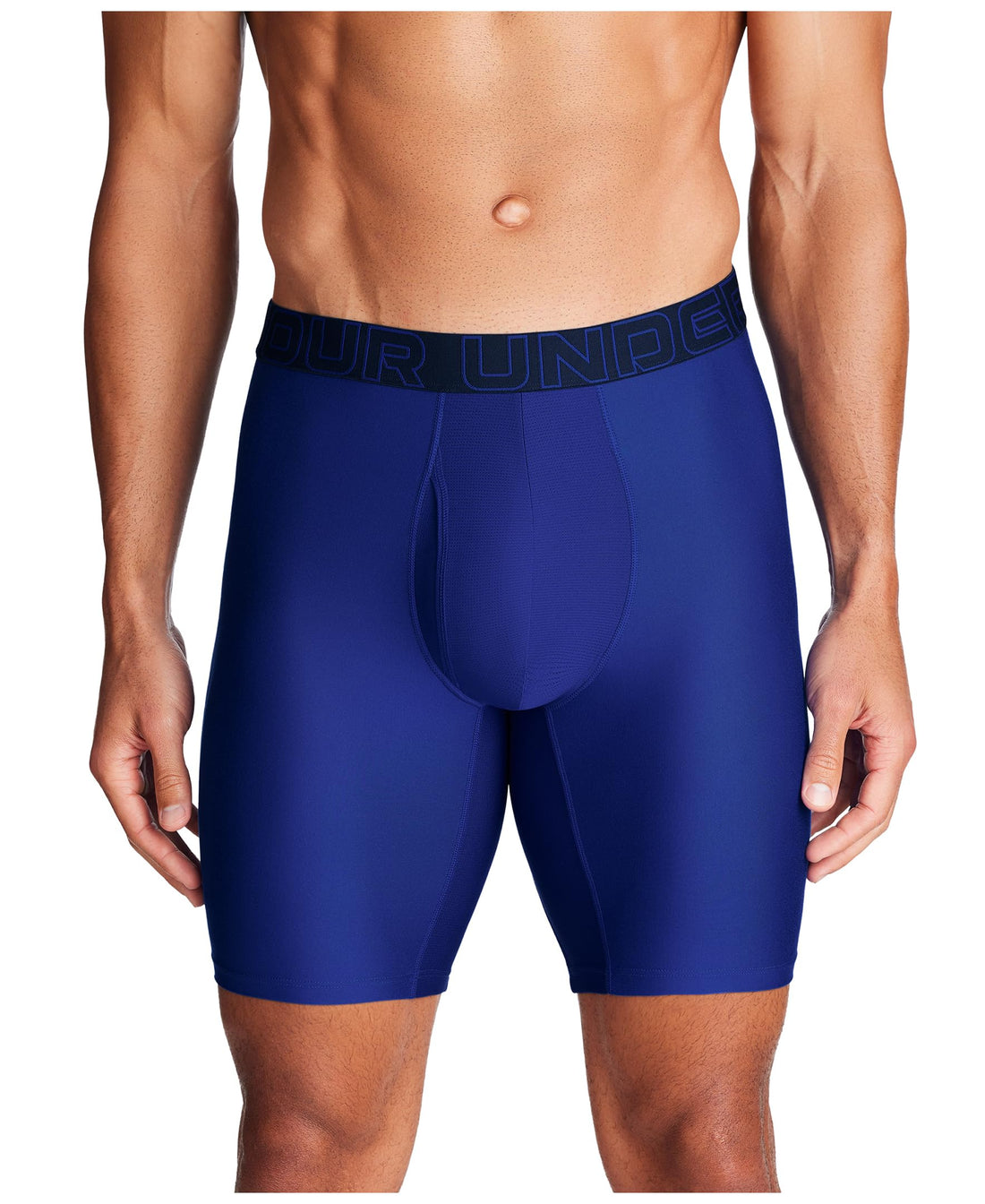 Under Armour Men's Performance Tech Long-Leg Boxerjock Brief Underwear, 9" Inseam, All-Day Comfort & Ultra-Soft, 3-Pack