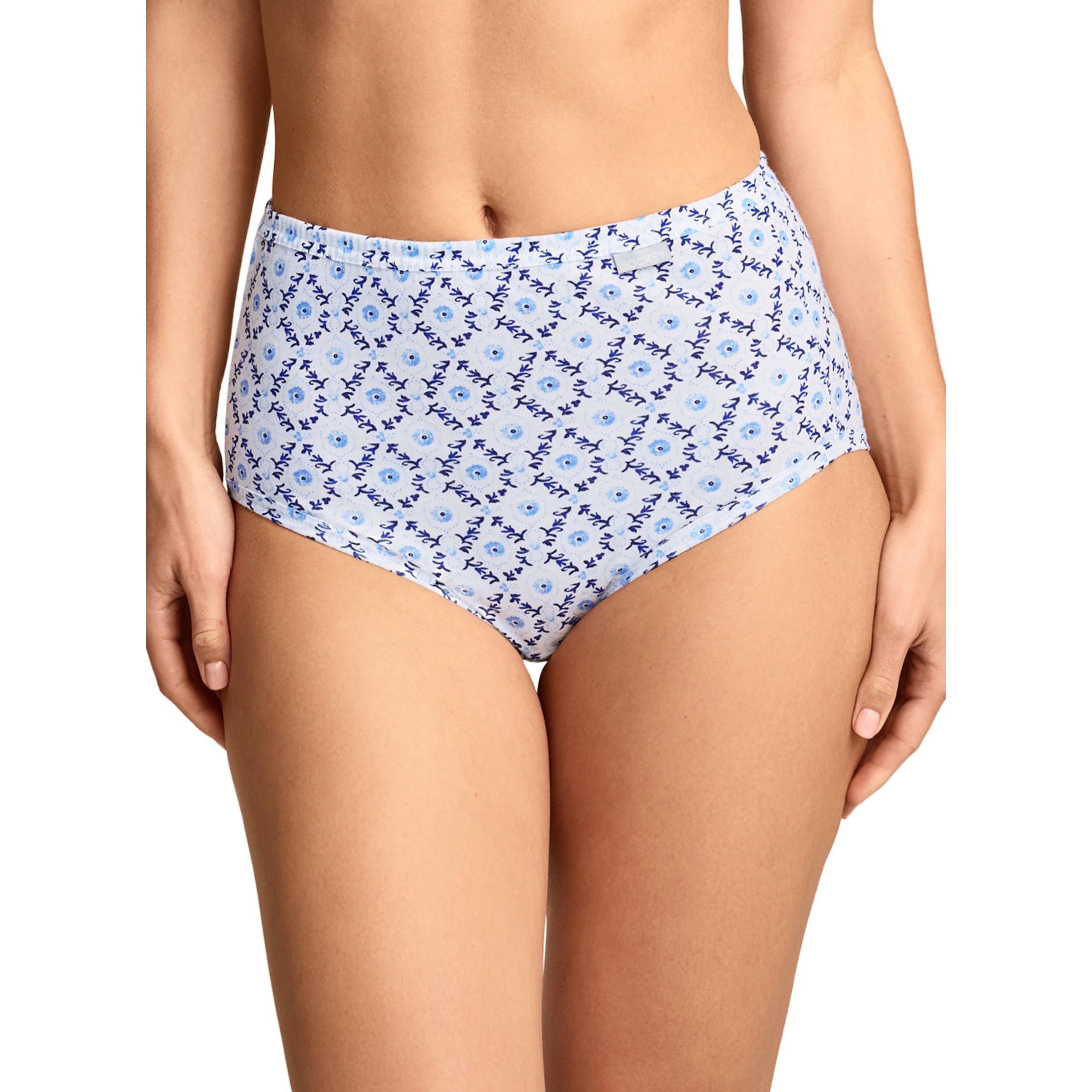 Jockey Women's Underwear 100% Cotton Elance Brief - 6 Pack