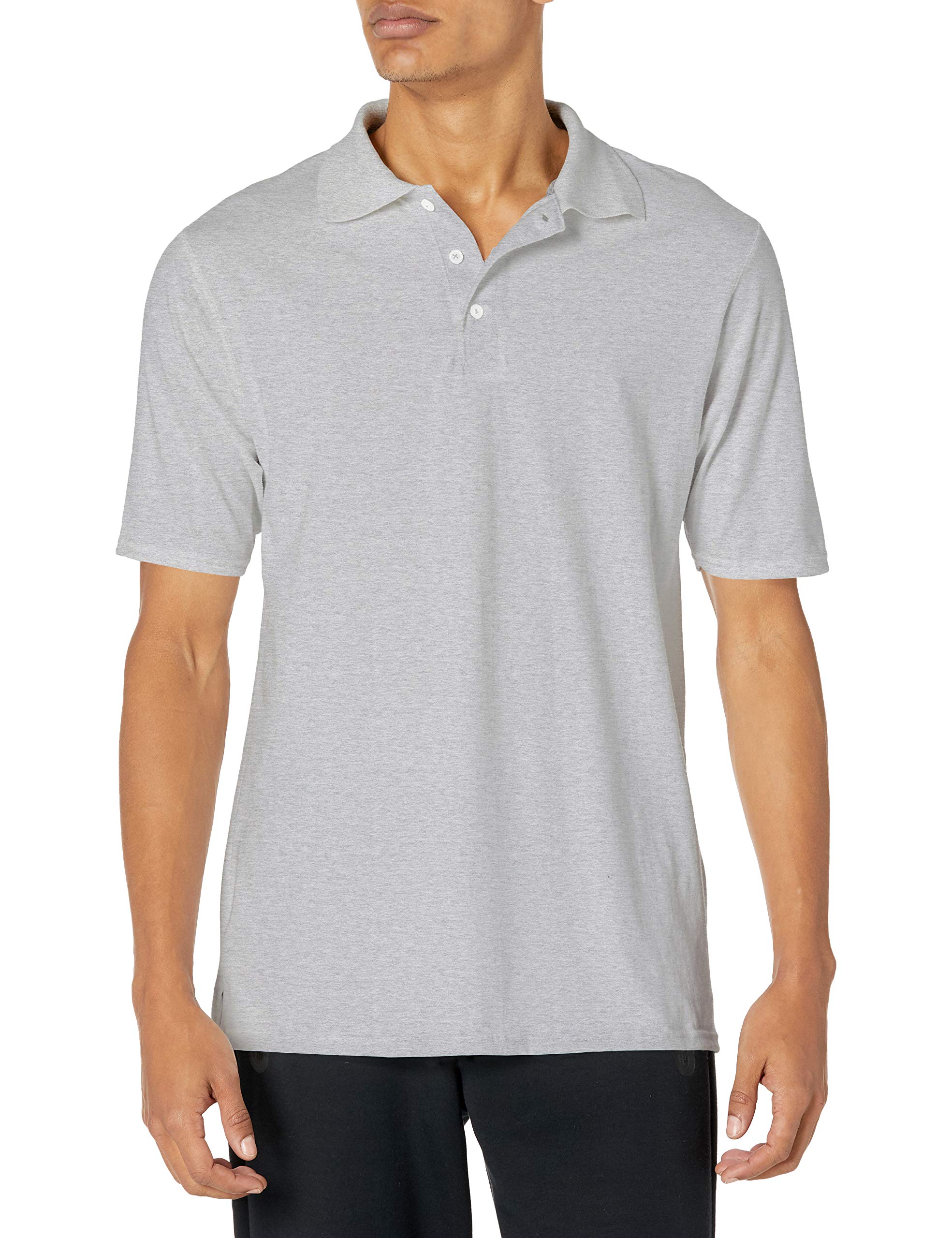 Hanes mens X-temp Performance Polo, Cotton Blend Sport Shirt for Men With Odor Control