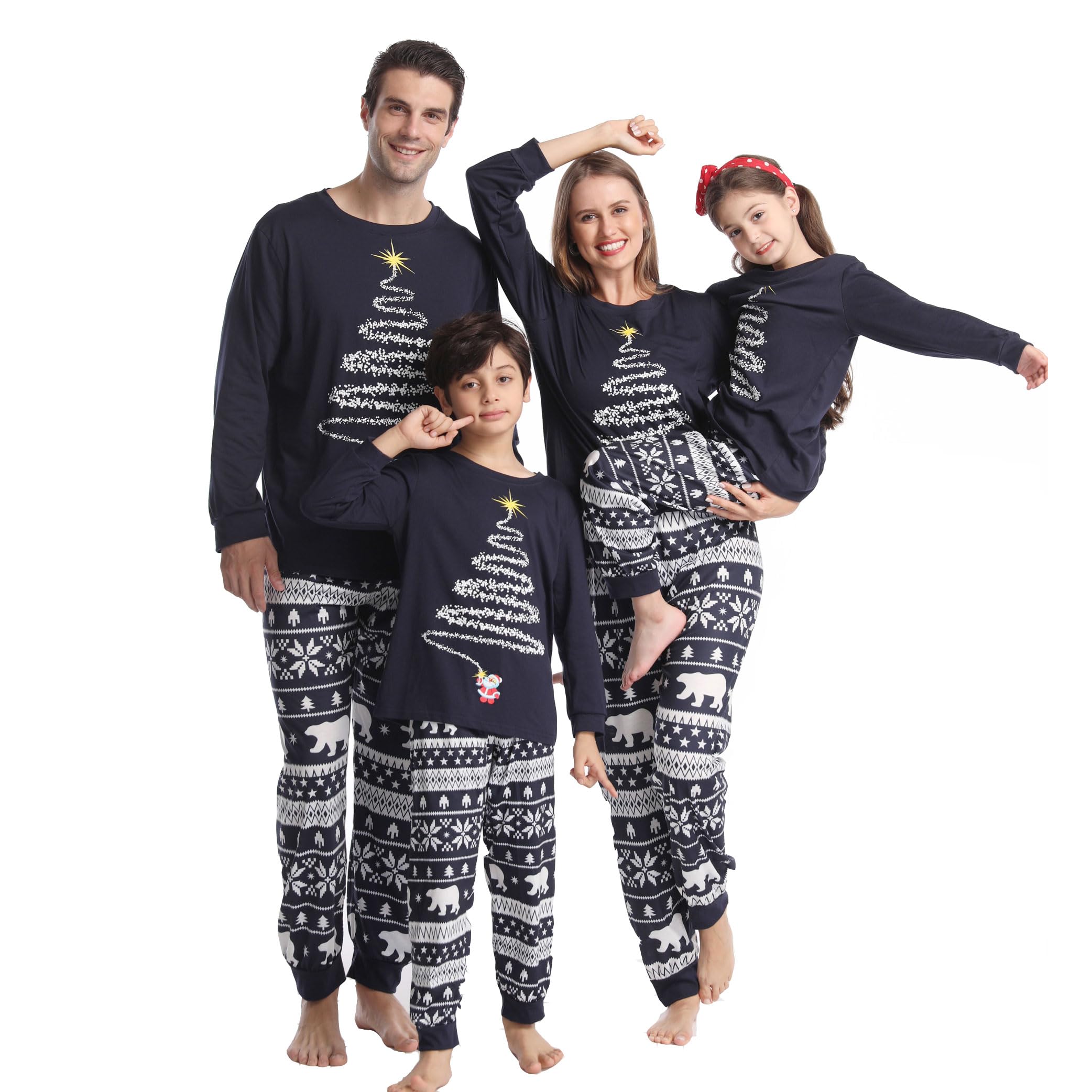 Family Christmas Pajamas Matching sets,Matching Christmas Pajamas Set for family,Womens Sleepwear, Xmas PJS Set