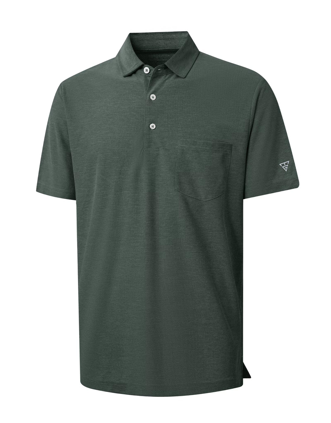 M MAELREG Golf Shirts for Men Heather Pocket Lightweight Moisture Wicking Cllared Stretch Mens Polo Shirts Short Sleeve