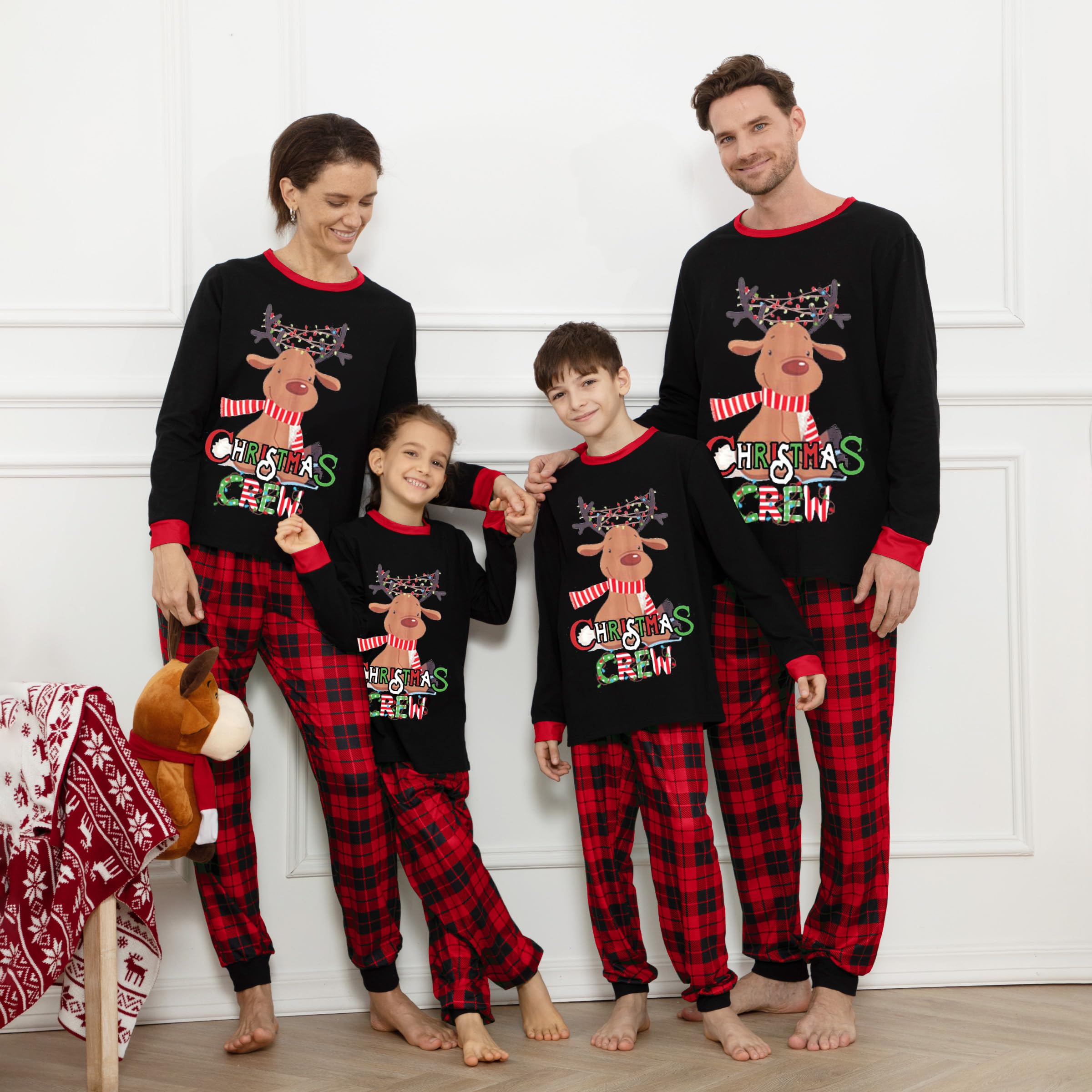Family Christmas Pajamas Matching Sets Xmas Pjs