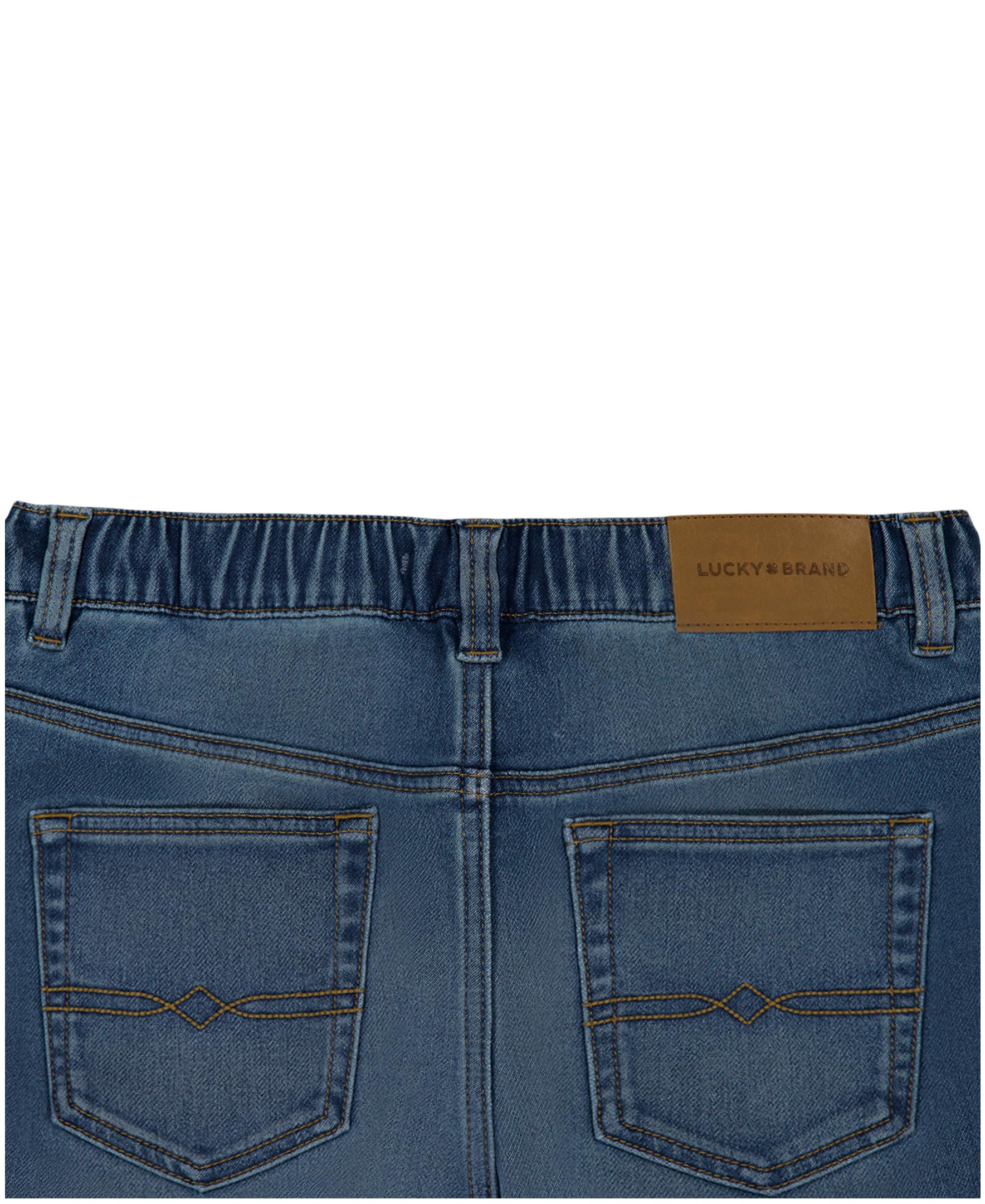 Lucky Brand Boys' Pull-on Stretch Denim Jeans