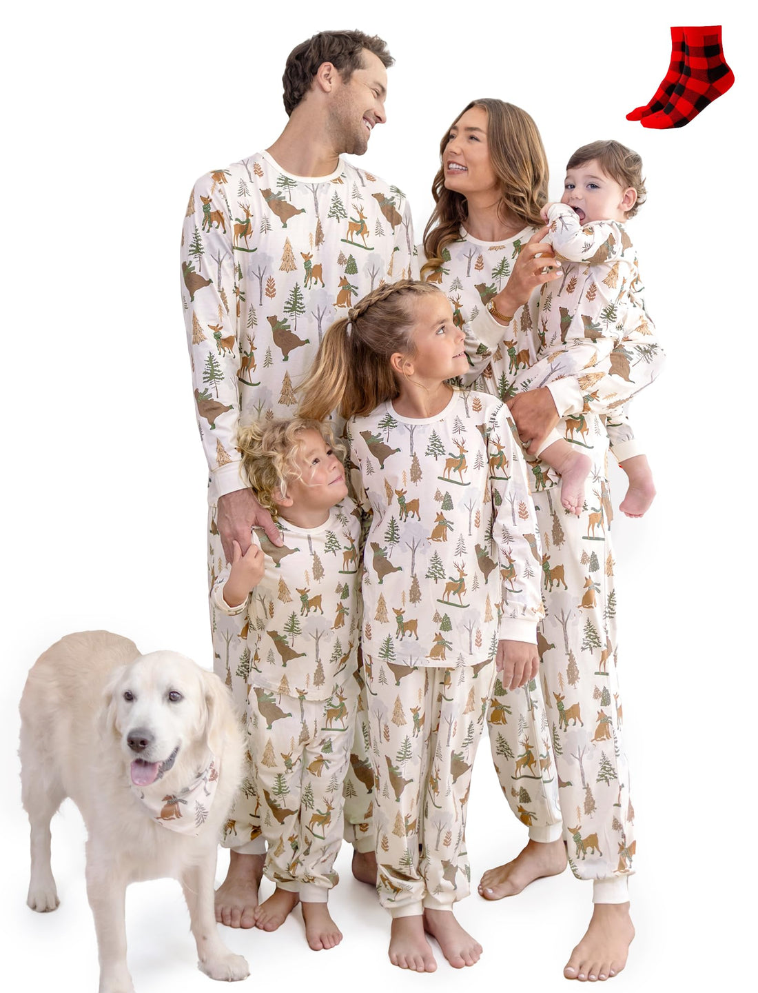 PATPAT Family Christmas Pajamas Matching Sets : Holiday Sleepwear Xmas PJS